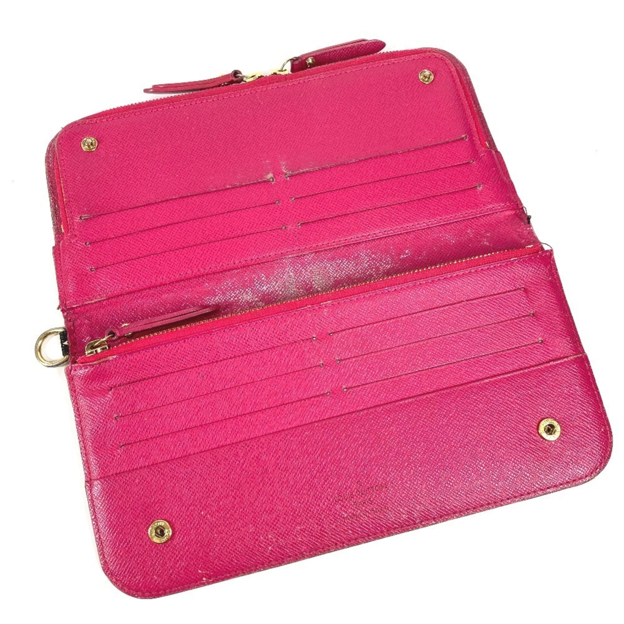 Louis Vuitton Black Pink Monogram Multicolore Long Wallet (Bi-Fold) (Pre-Owned)