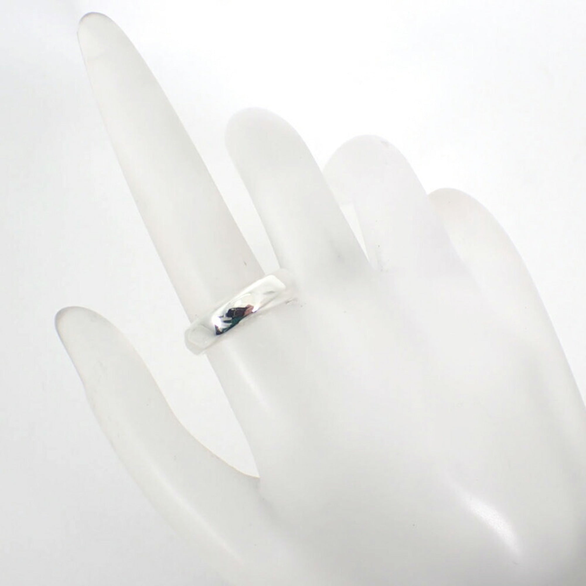 Tiffany Sterling Silver 925 Band Ring (Pre-Owned)