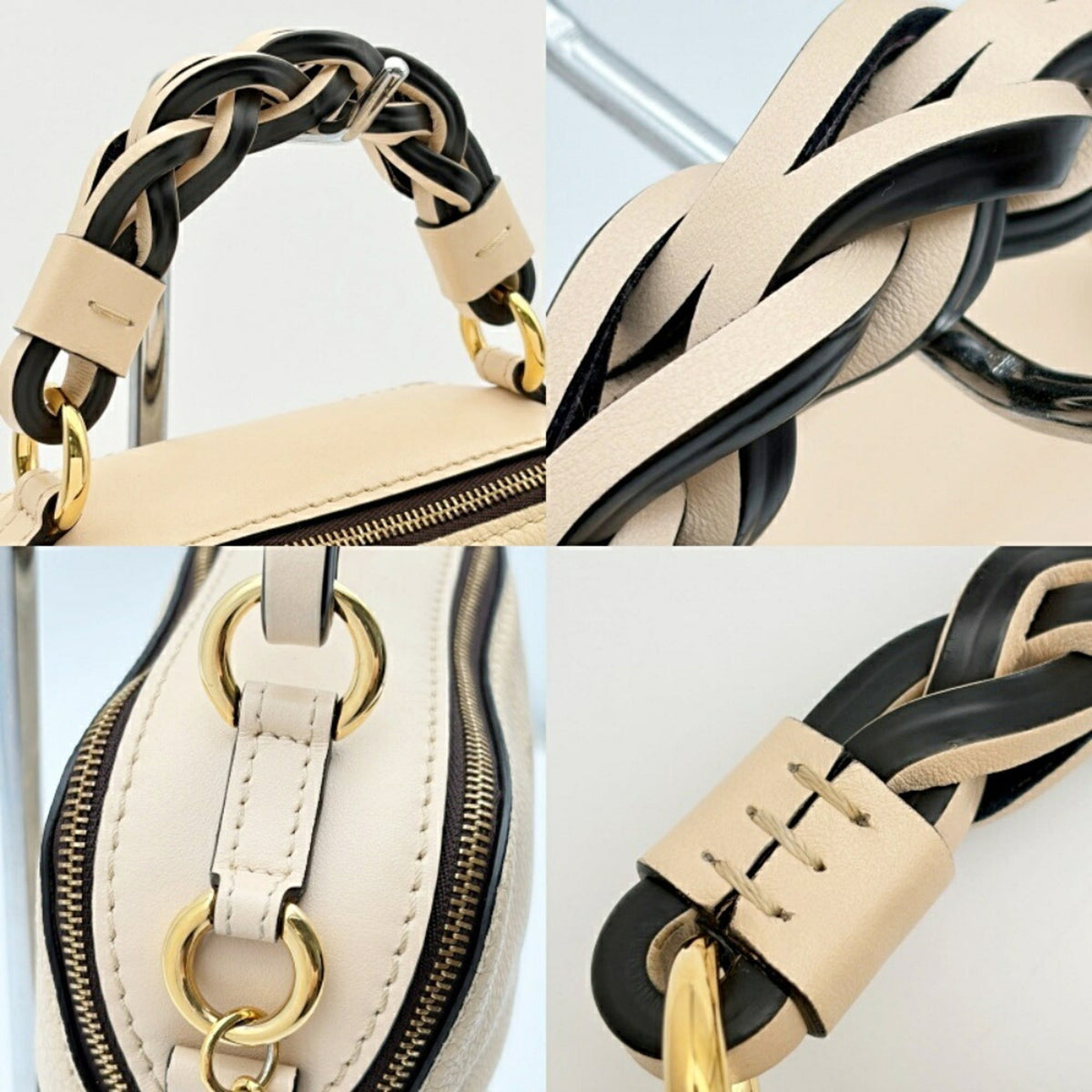 Chloé Beige Leather Shoulder Bag (Pre-Owned)