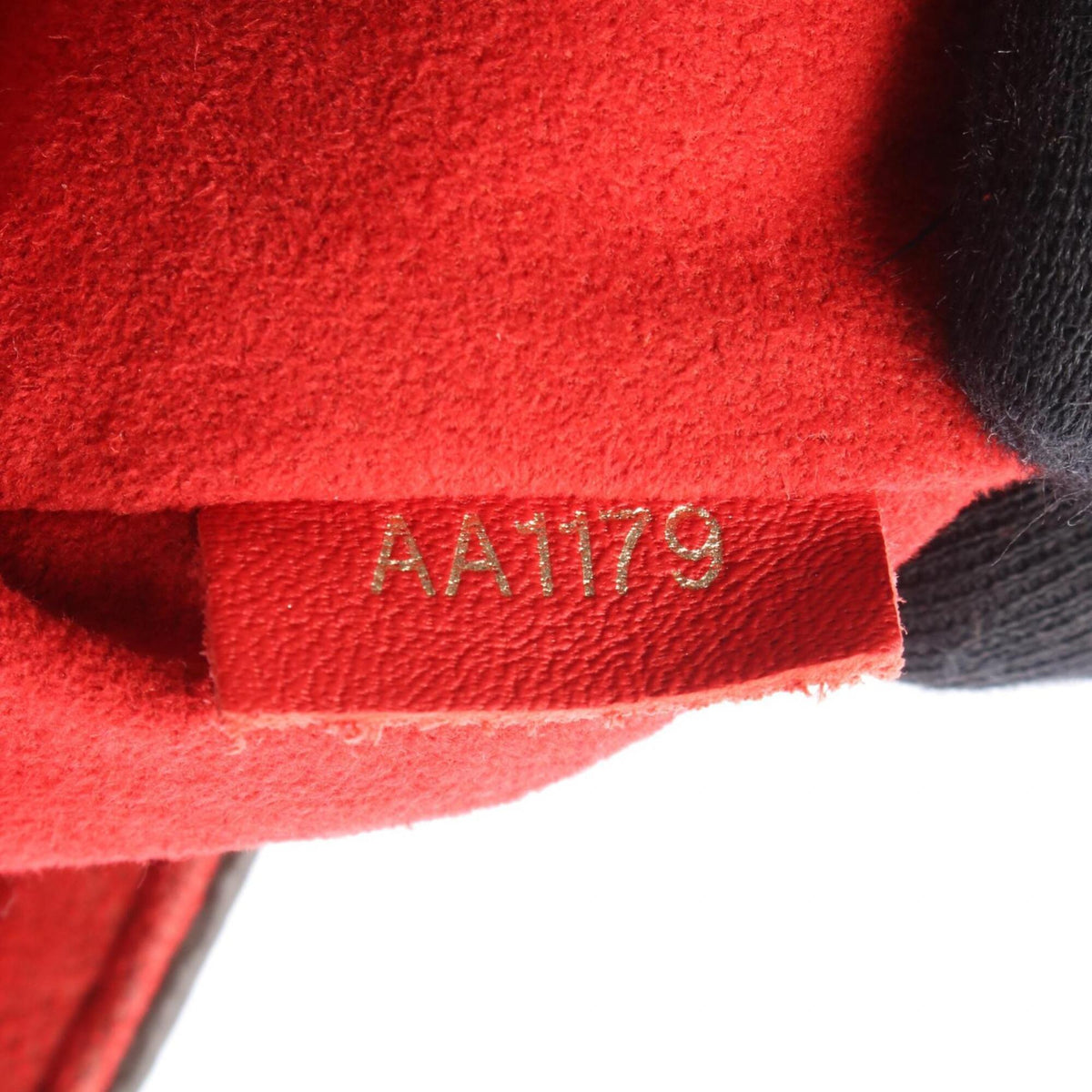 Louis Vuitton Brown Monogram Red Color Coated Canvas Handbag (Pre-Owned)