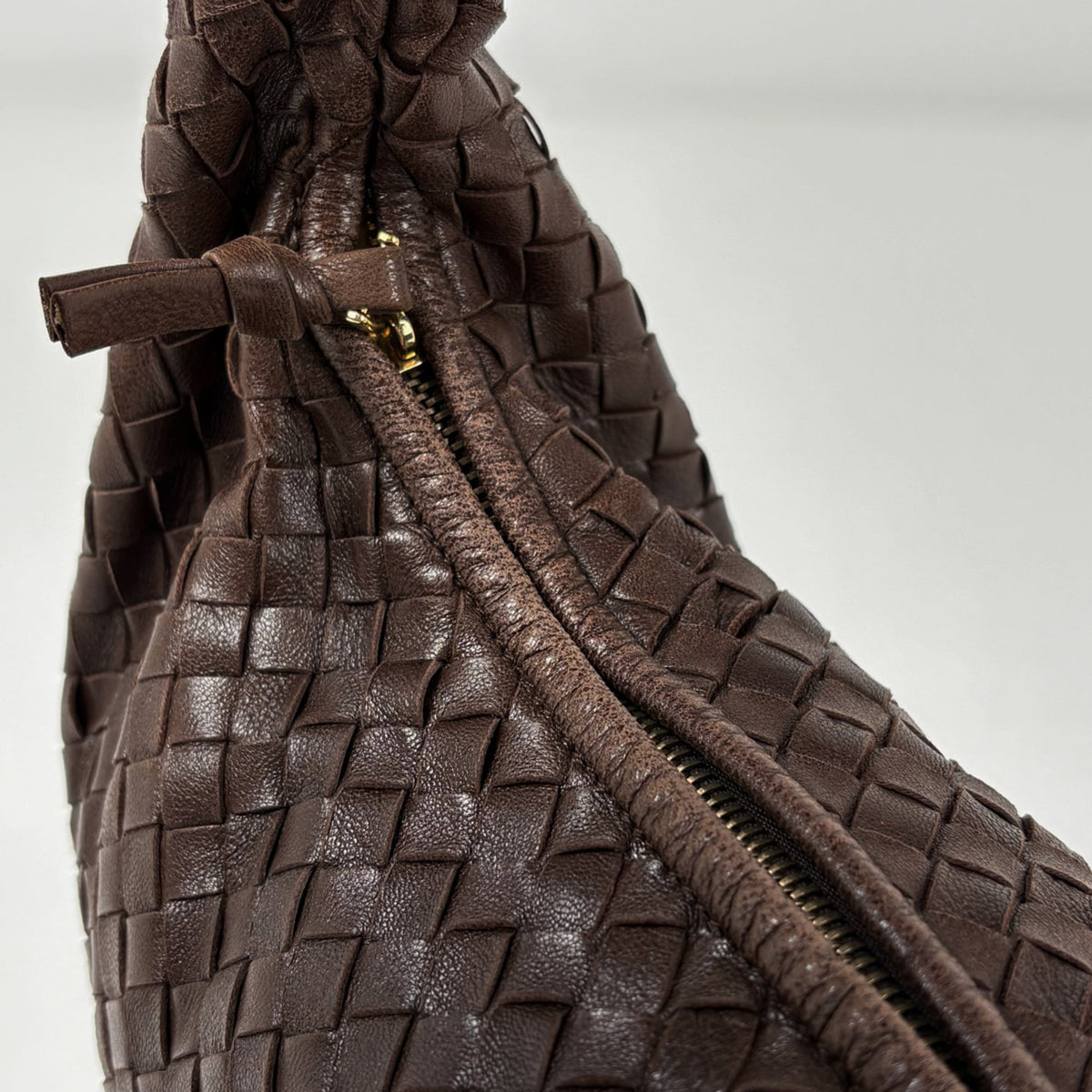 Bottega Veneta Brown Leather Shoulder Bag (Pre-Owned)