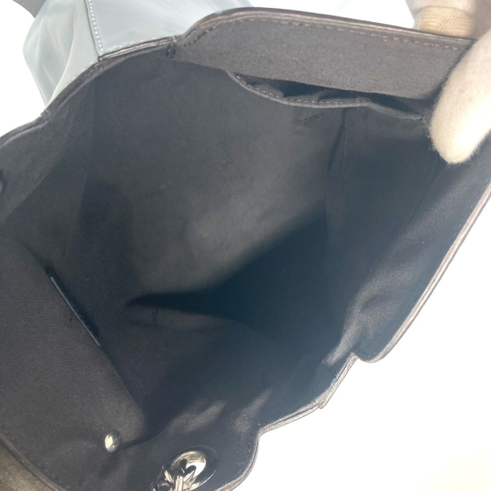Fendi Blue Leather Backpack (Pre-Owned)