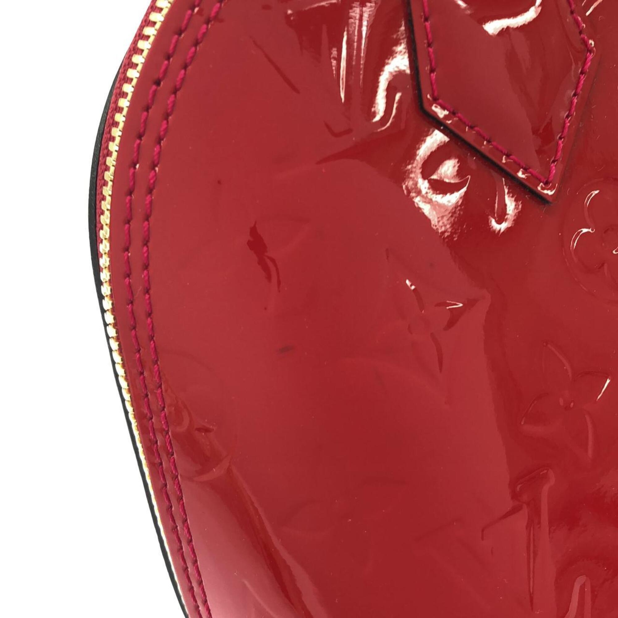 Louis Vuitton Vernis Cerise Leather Handbag (Pre-Owned)
