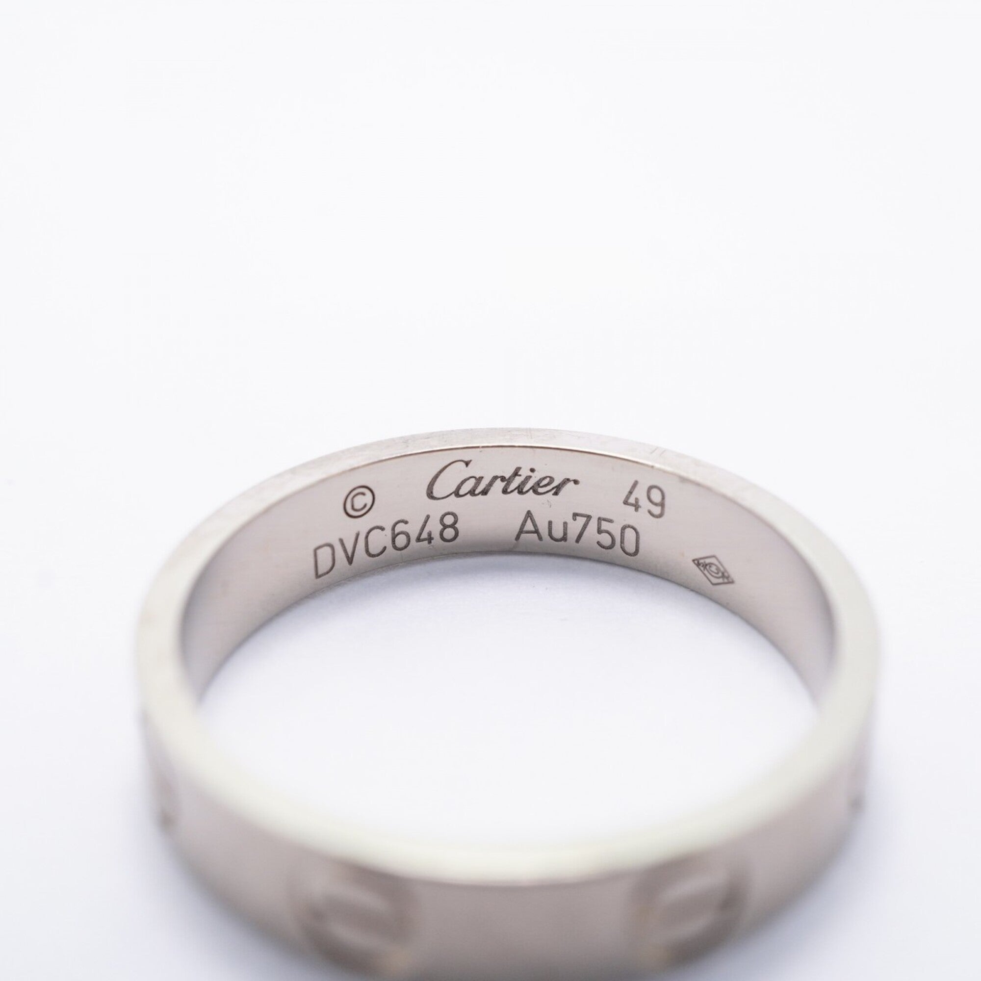 Cartier White Gold (18K) Band Ring (Pre-Owned)