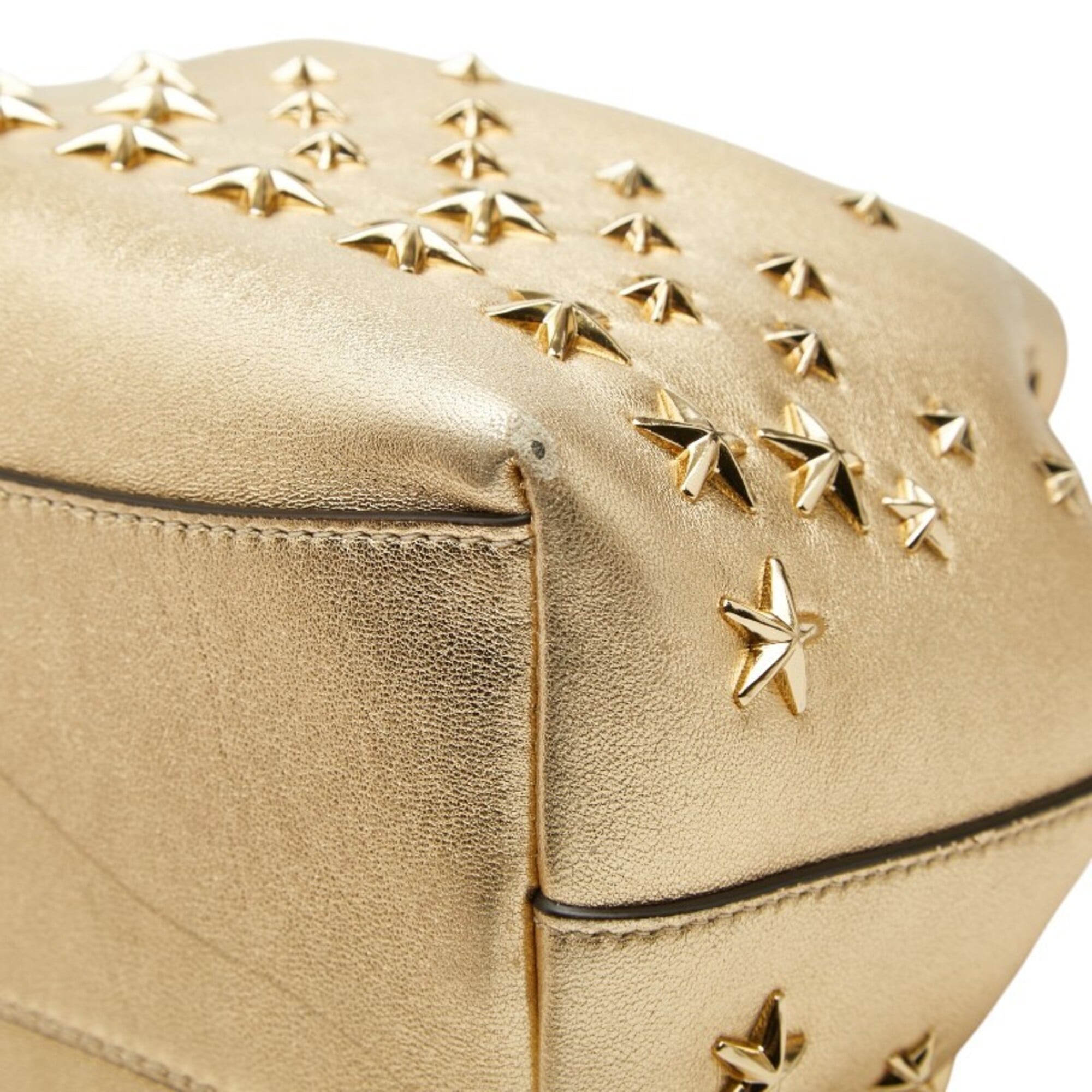 Jimmy Choo Leather Handbag Shoulder Bag (Pre-Owned)