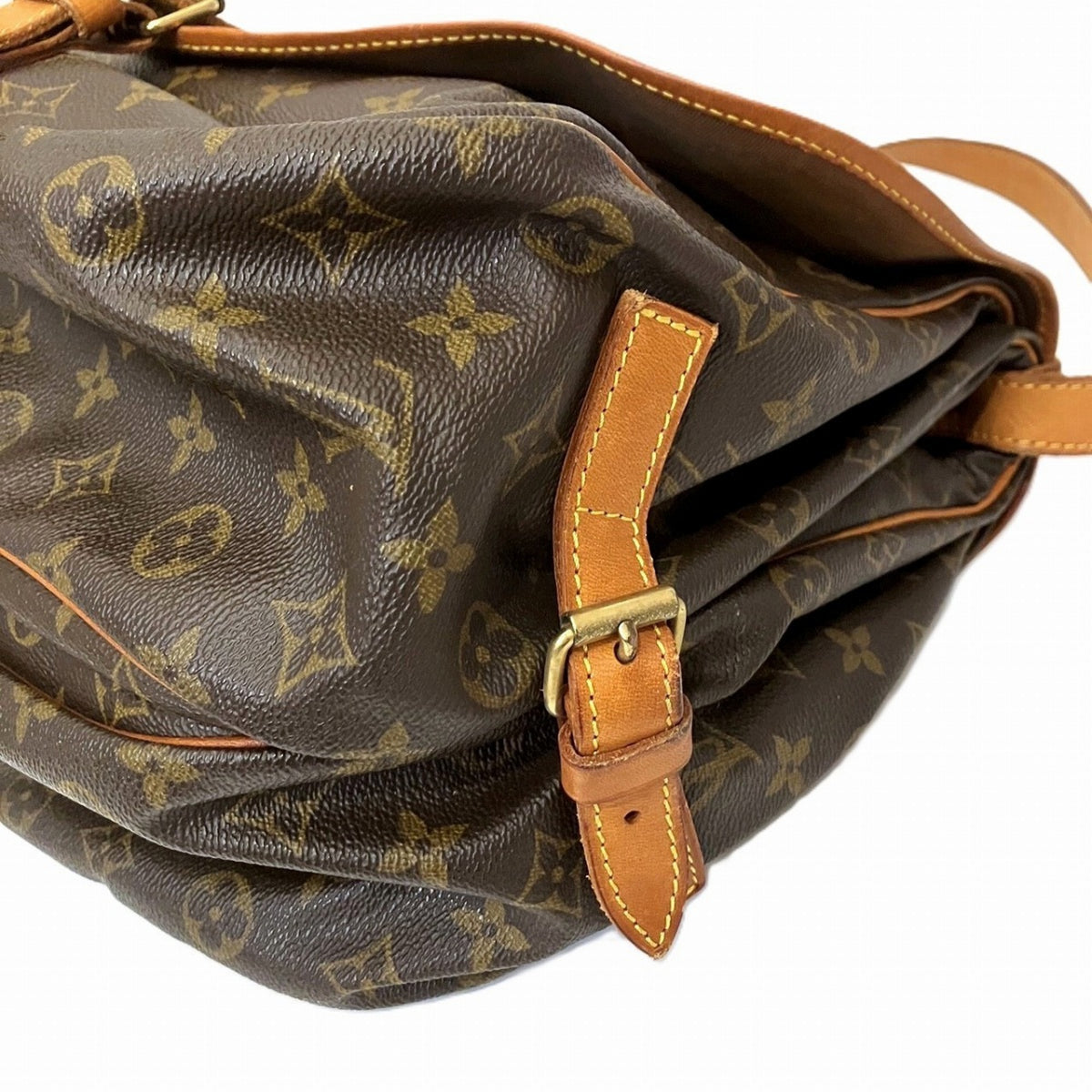 Louis Vuitton Brown Pvc Shoulder Bag (Pre-Owned)