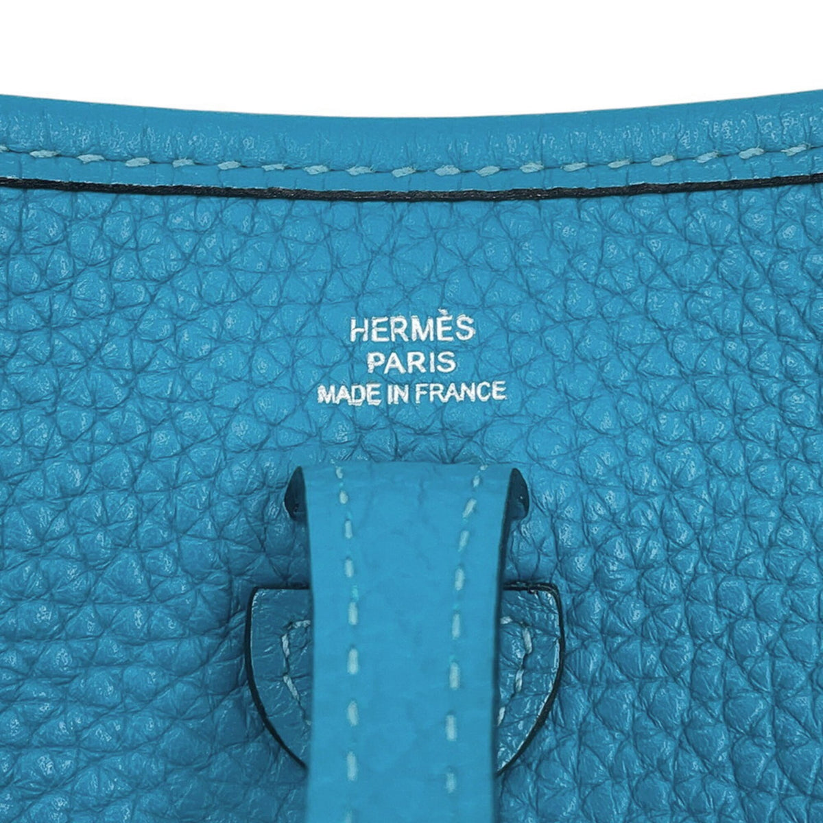 Hermes Evelyne Cobalt Taurillon Clemence Leather Shoulder Bag (Pre-Owned)