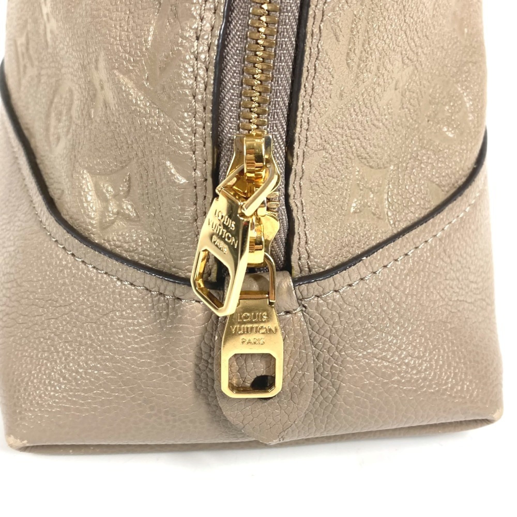 Louis Vuitton Beige Monogram Empreinte Leather Handbag Tote Bag (Pre-Owned)