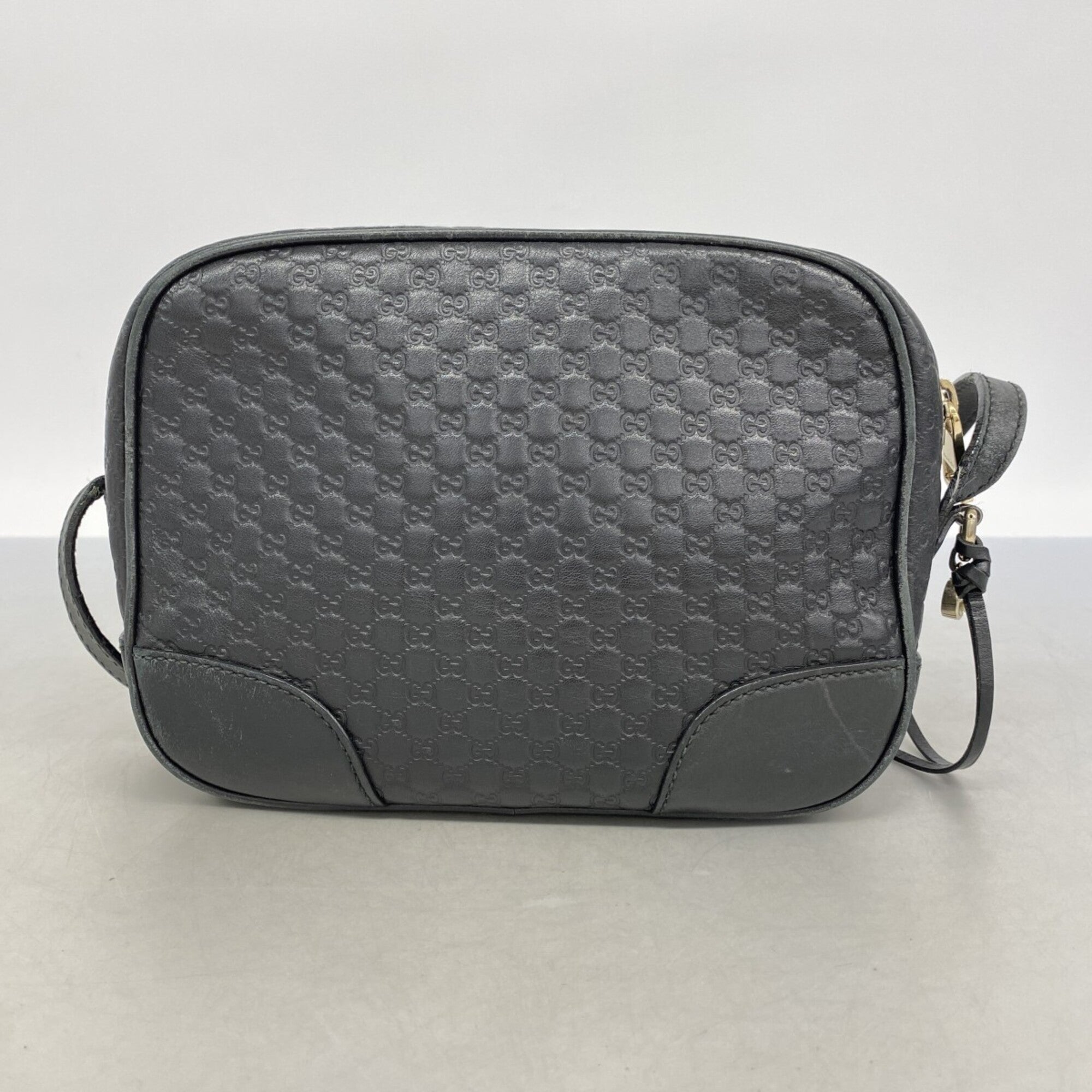 Gucci Black Leather Shoulder Bag (Pre-Owned)