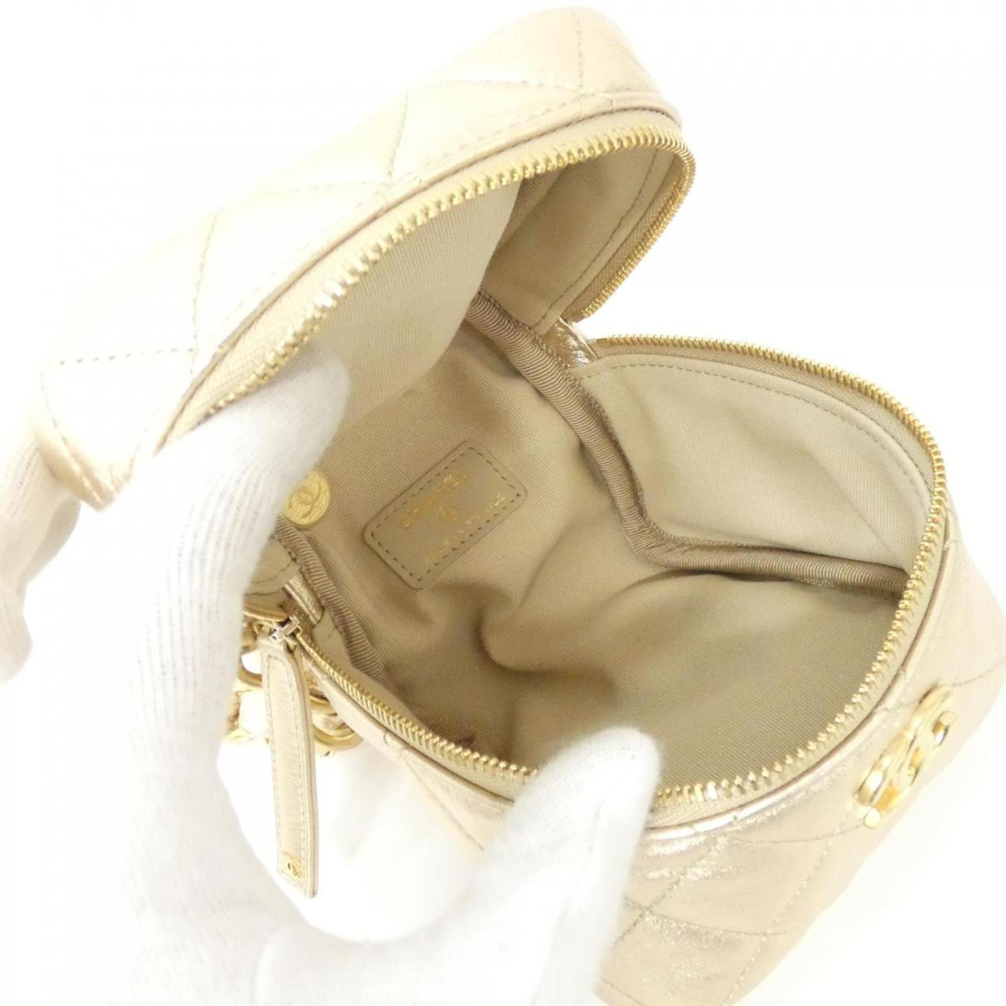 Chanel Leather Handbag Pouch (Pre-Owned)