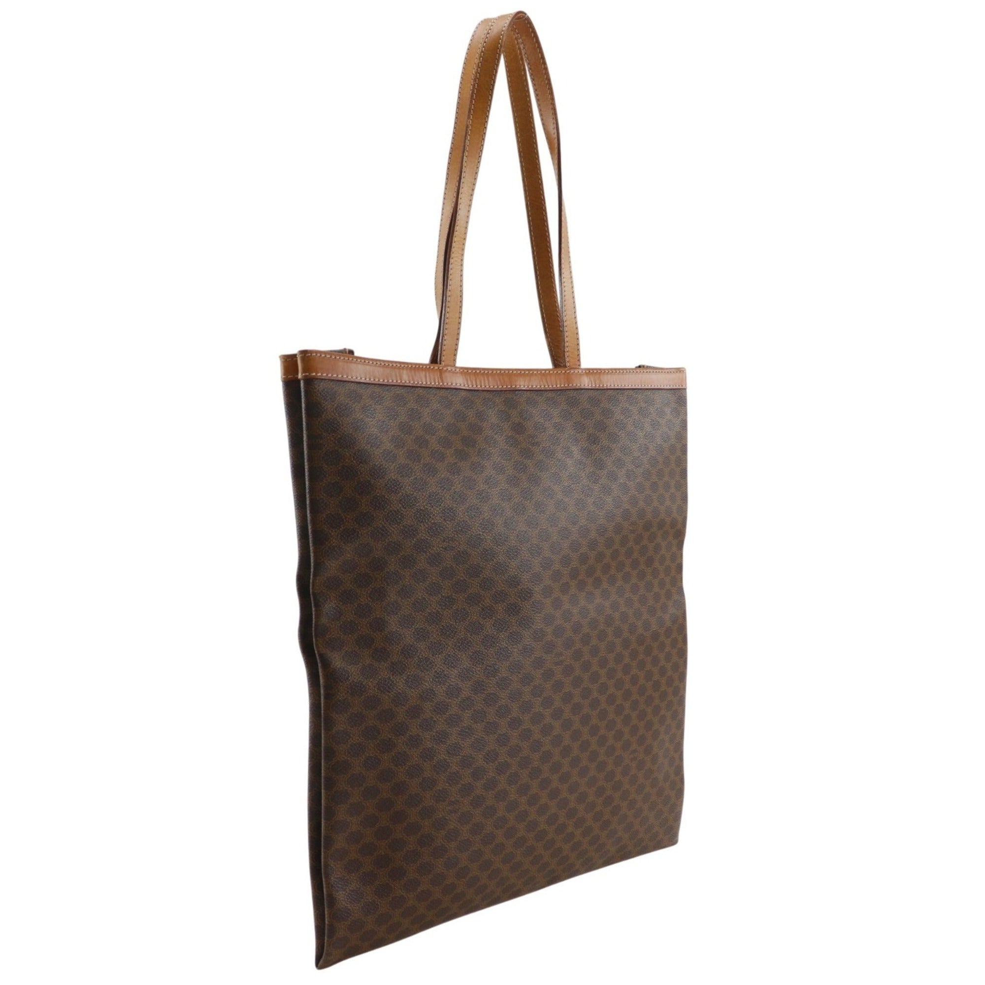Celine Brown Pvc Tote Bag (Pre-Owned)