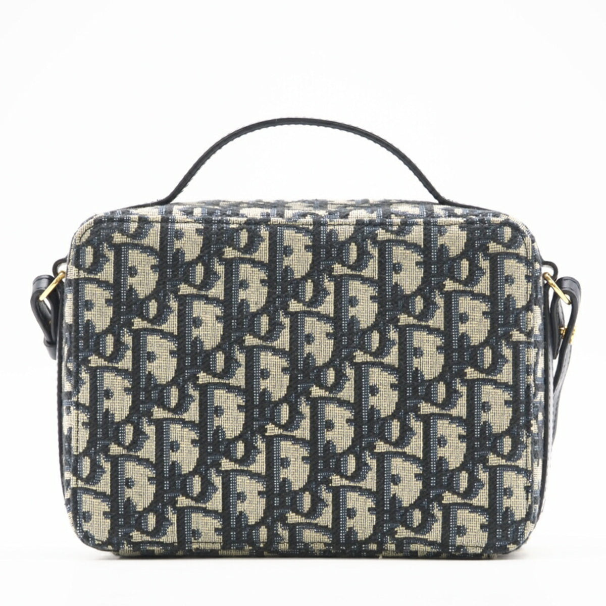 Christian Louboutin Navy Canvas Shoulder Bag (Pre-Owned)