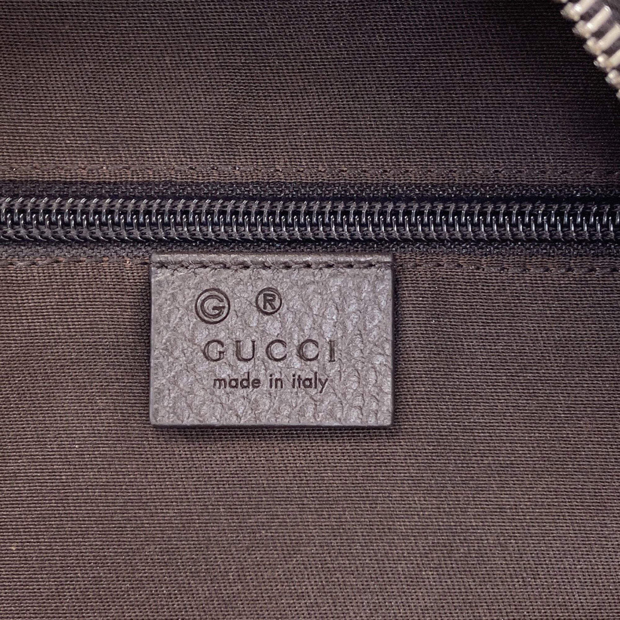 Gucci Brown Canvas Backpack (Pre-Owned)