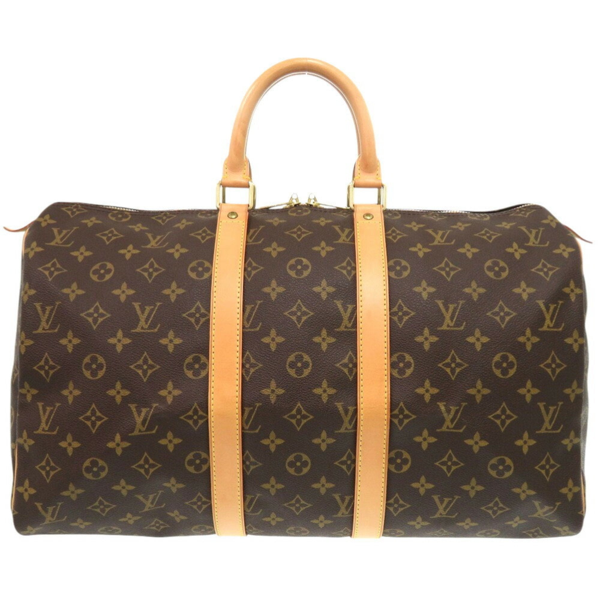 Louis Vuitton Brown Monogram Boston Bag (Pre-Owned)