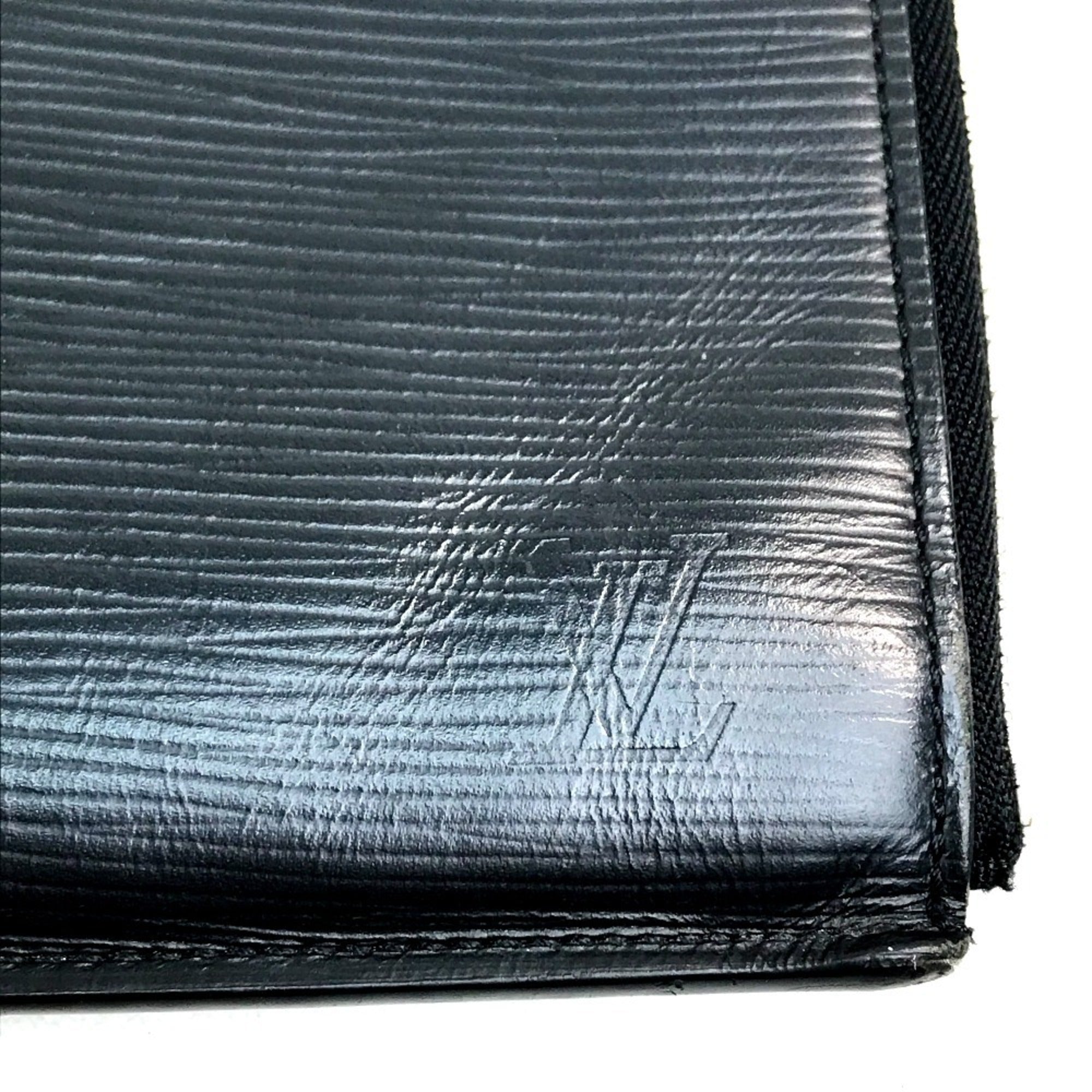 Louis Vuitton Epi Black Noir Epi Leather Clutch Bag Pochette (Pre-Owned)