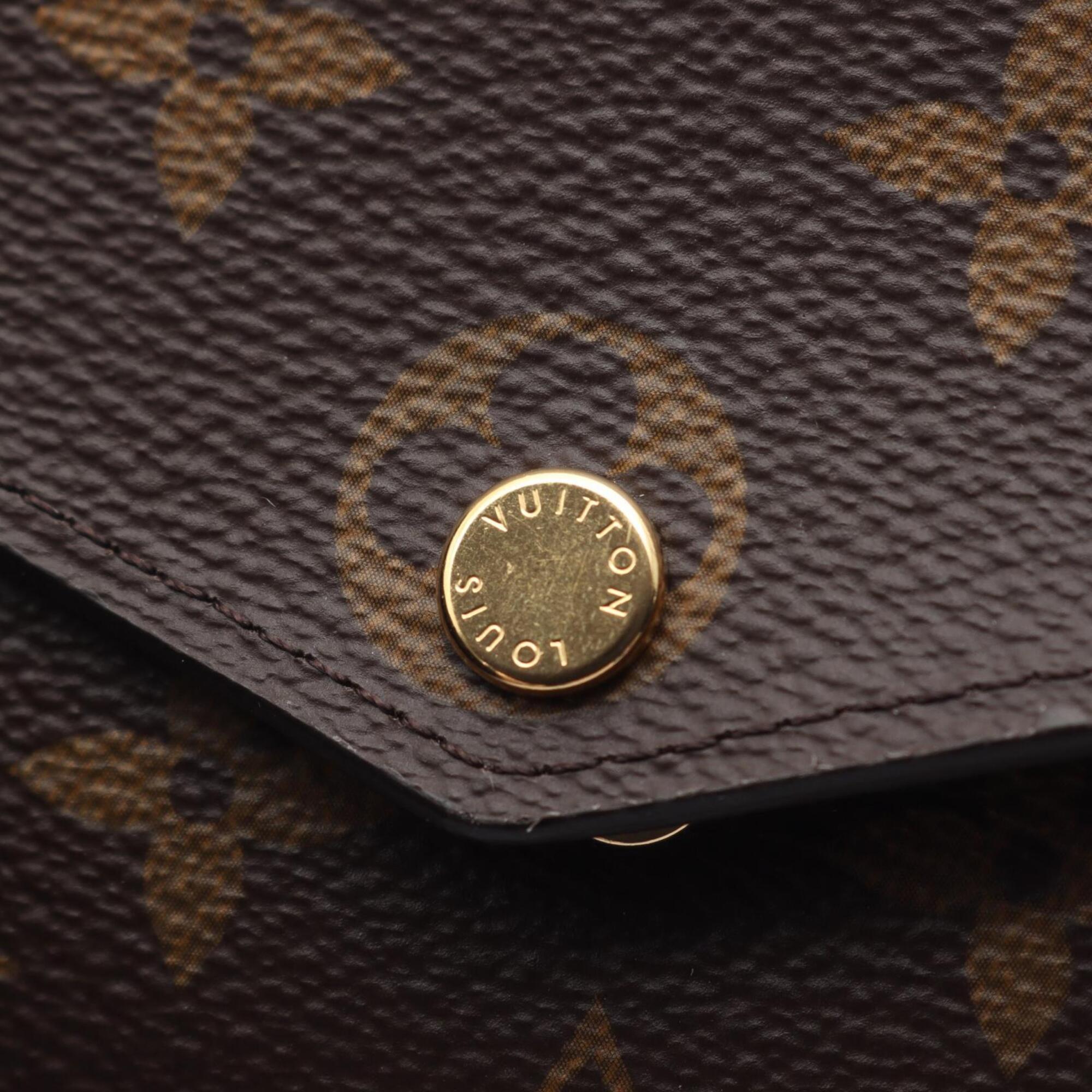 Louis Vuitton Brown Monogram Monogram Long Wallet (Bi-Fold) (Pre-Owned)