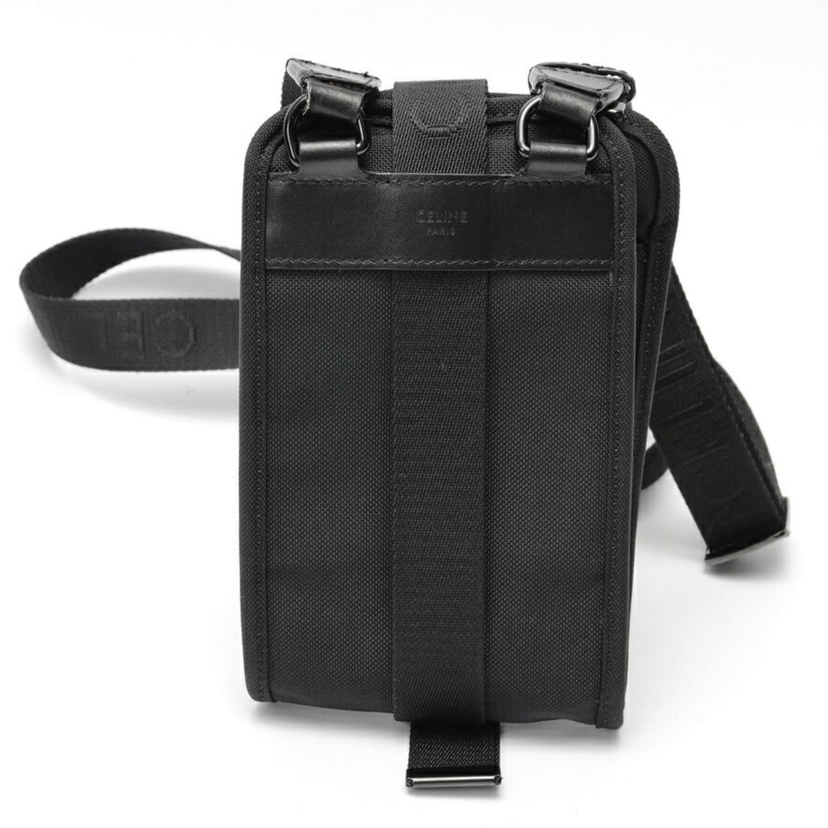 Celine Black Nylon Pouch (Pre-Owned)