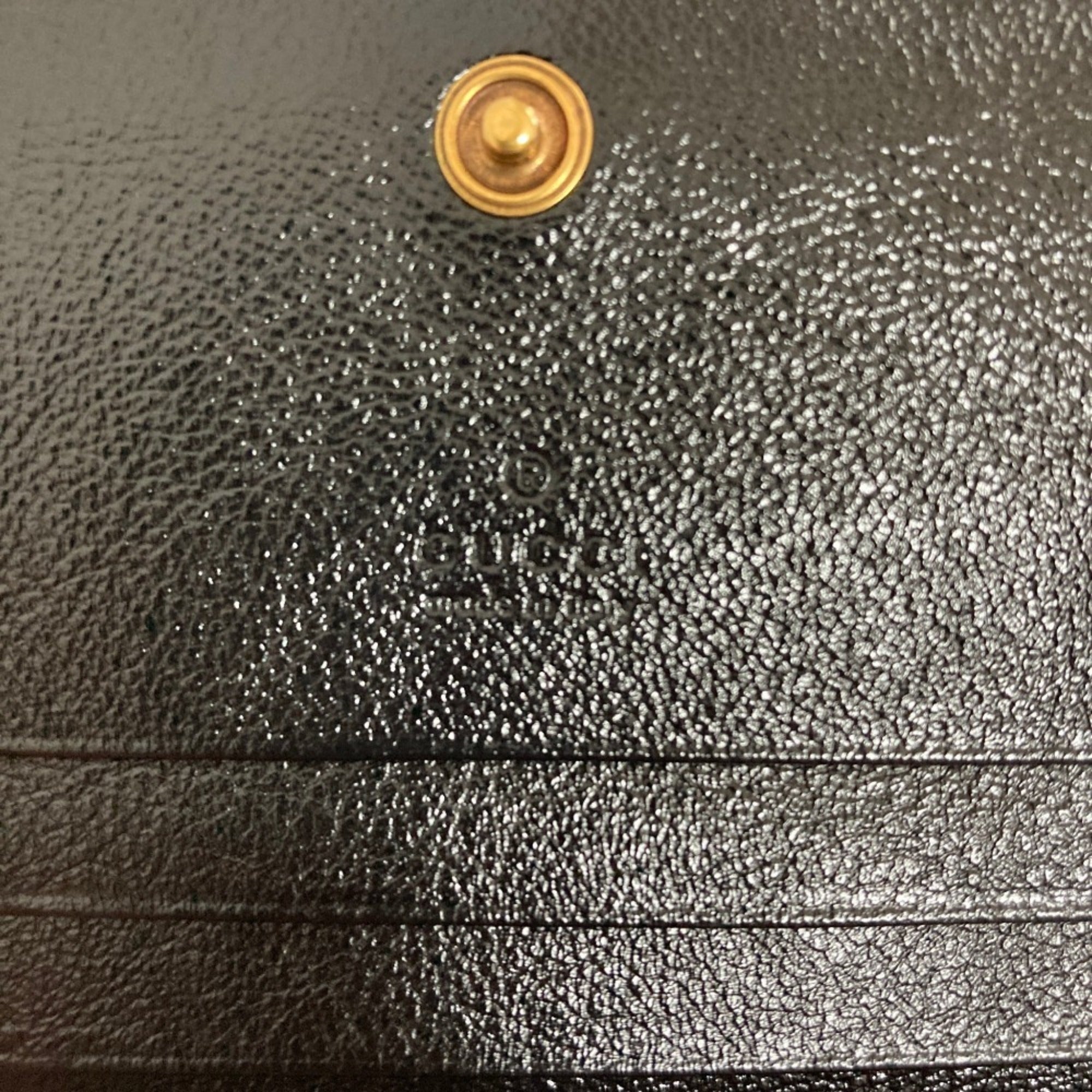 Gucci Black Leather Wallet (Bi-Fold) (Pre-Owned)