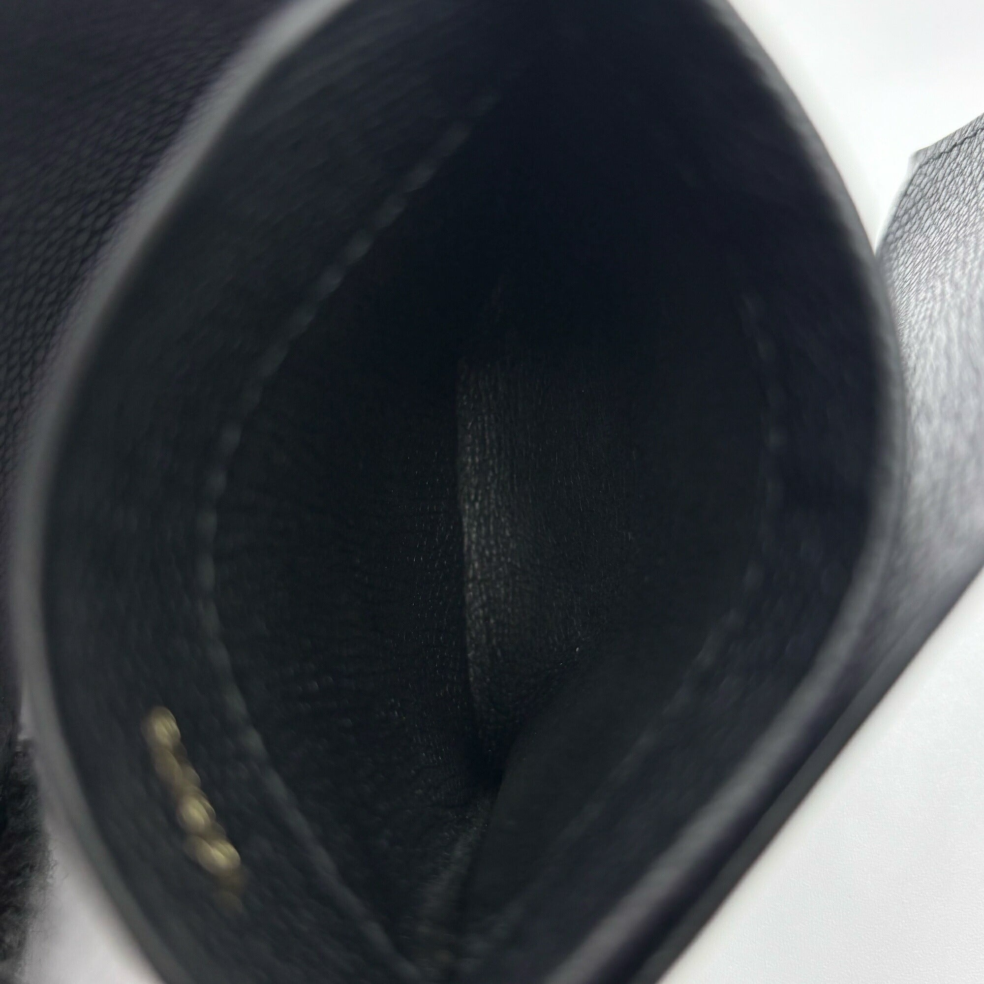 Valextra Black Leather Money Clip (Pre-Owned)