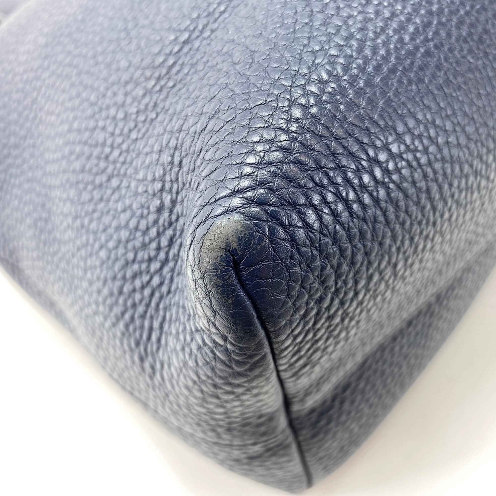 Prada Navy Handbag Shoulder Bag (Pre-Owned)