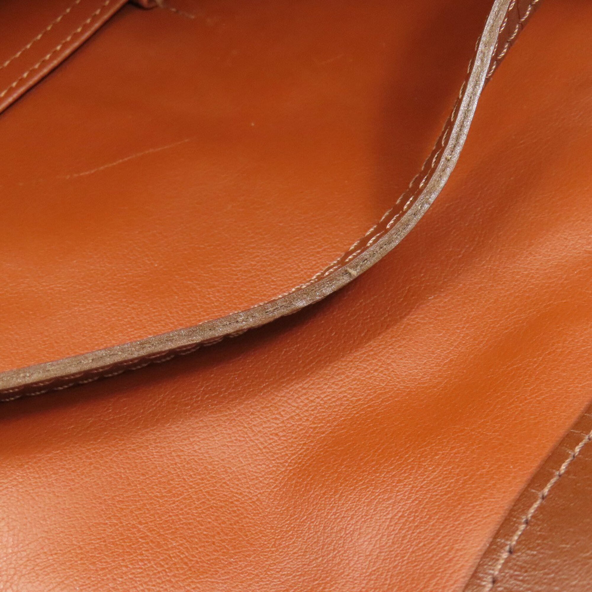 Longchamp Brown Canvas Tote Bag (Pre-Owned)