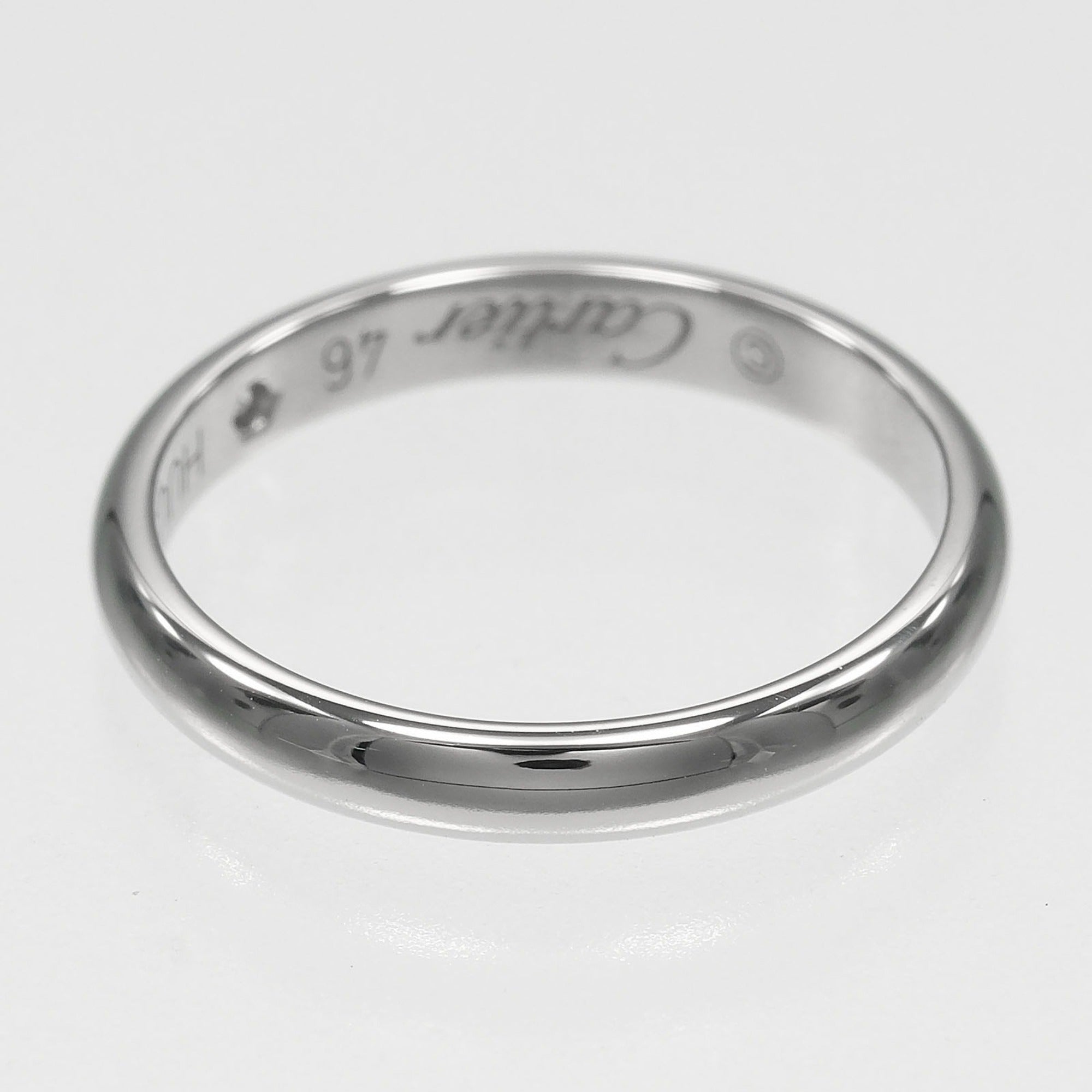 Cartier Platinum 950 Band Ring (Pre-Owned)