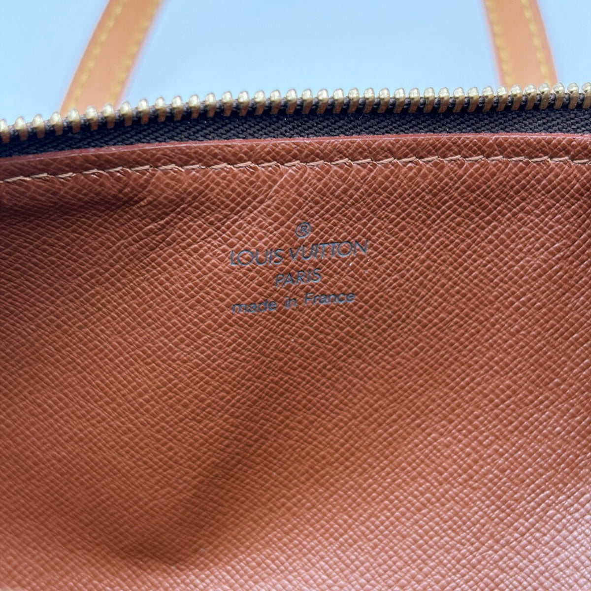 Louis Vuitton Monogram Brown Monogram Leather Boston Bag Tote Bag (Pre-Owned)