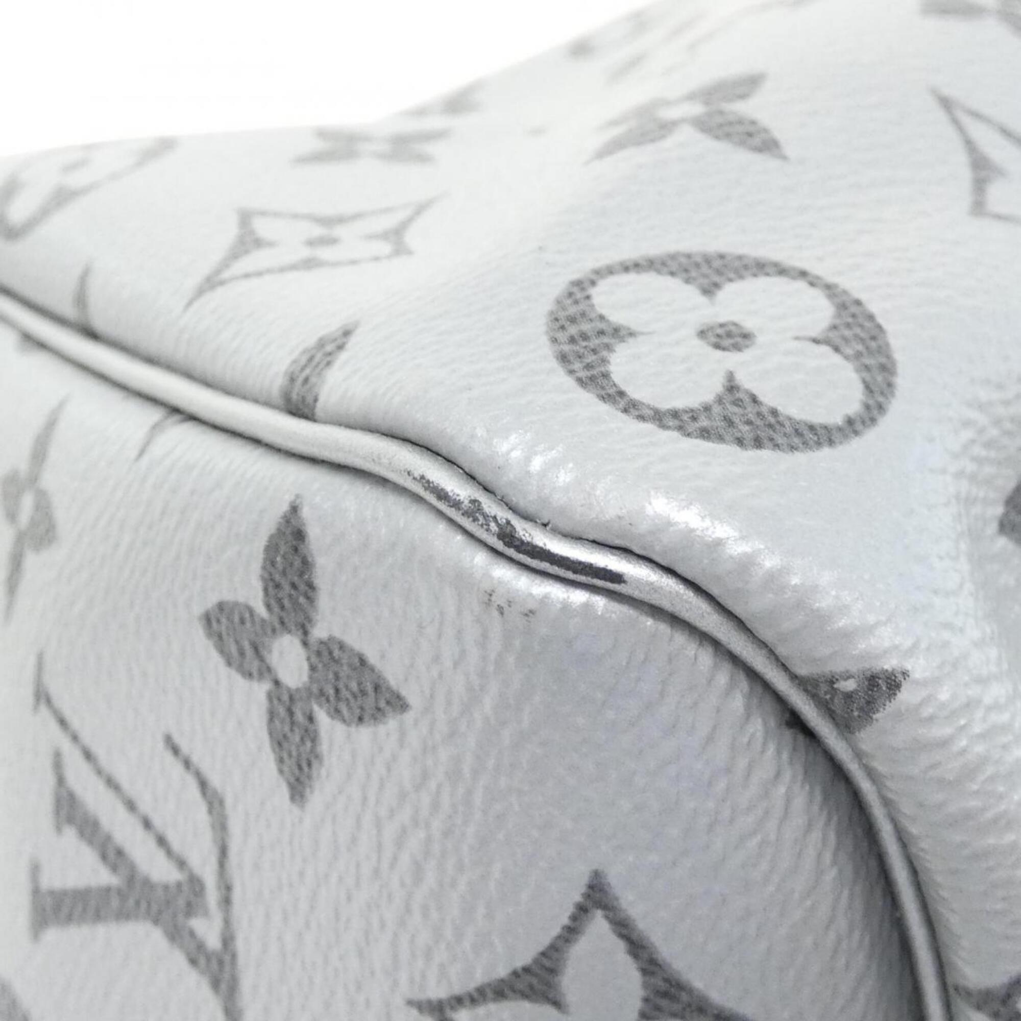 Louis Vuitton Monogram Silver Coated Canvas Boston Bag (Pre-Owned)