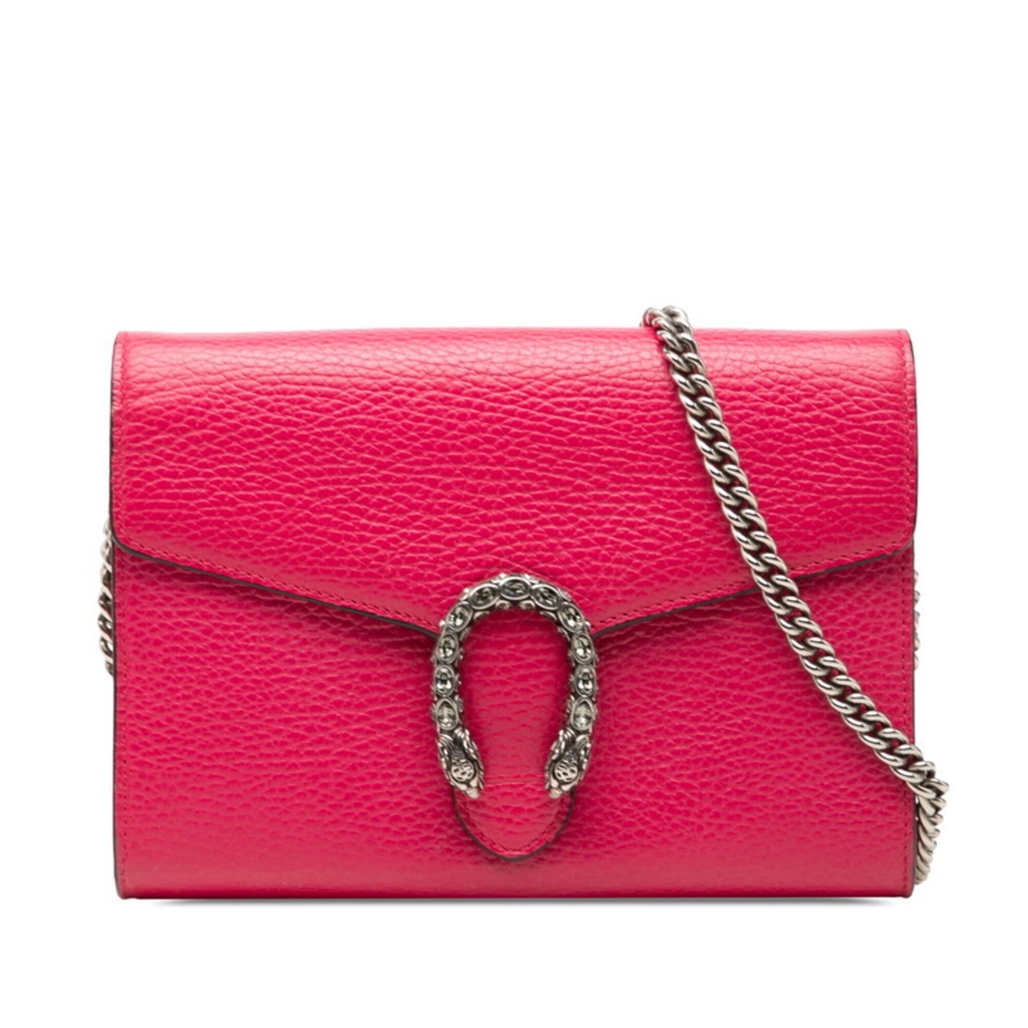 Gucci Pink Pvc Leather Shoulder Bag (Pre-Owned)