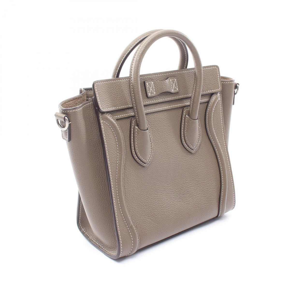 Celine Gray Leather Handbag (Pre-Owned)