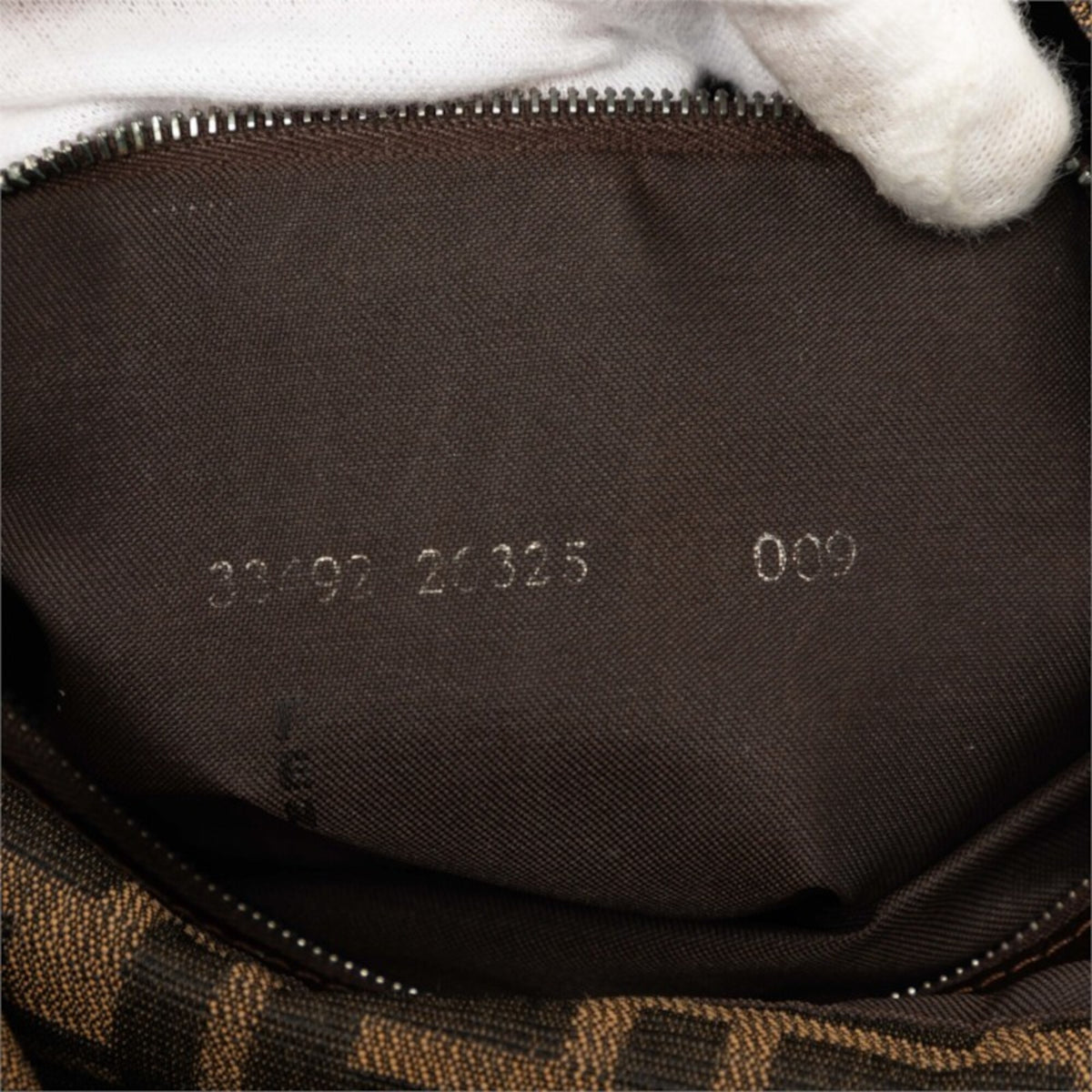 Fendi Brown Zucca Shoulder Bag (Pre-Owned)