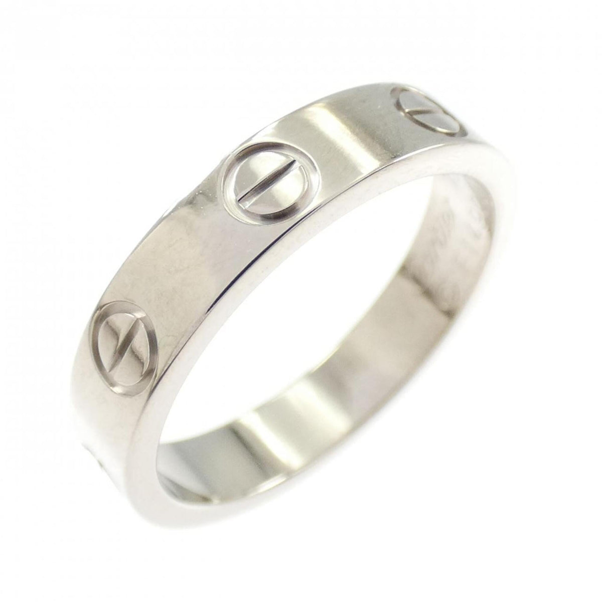 Cartier White Gold White Gold (18K) Band Ring (Pre-Owned)