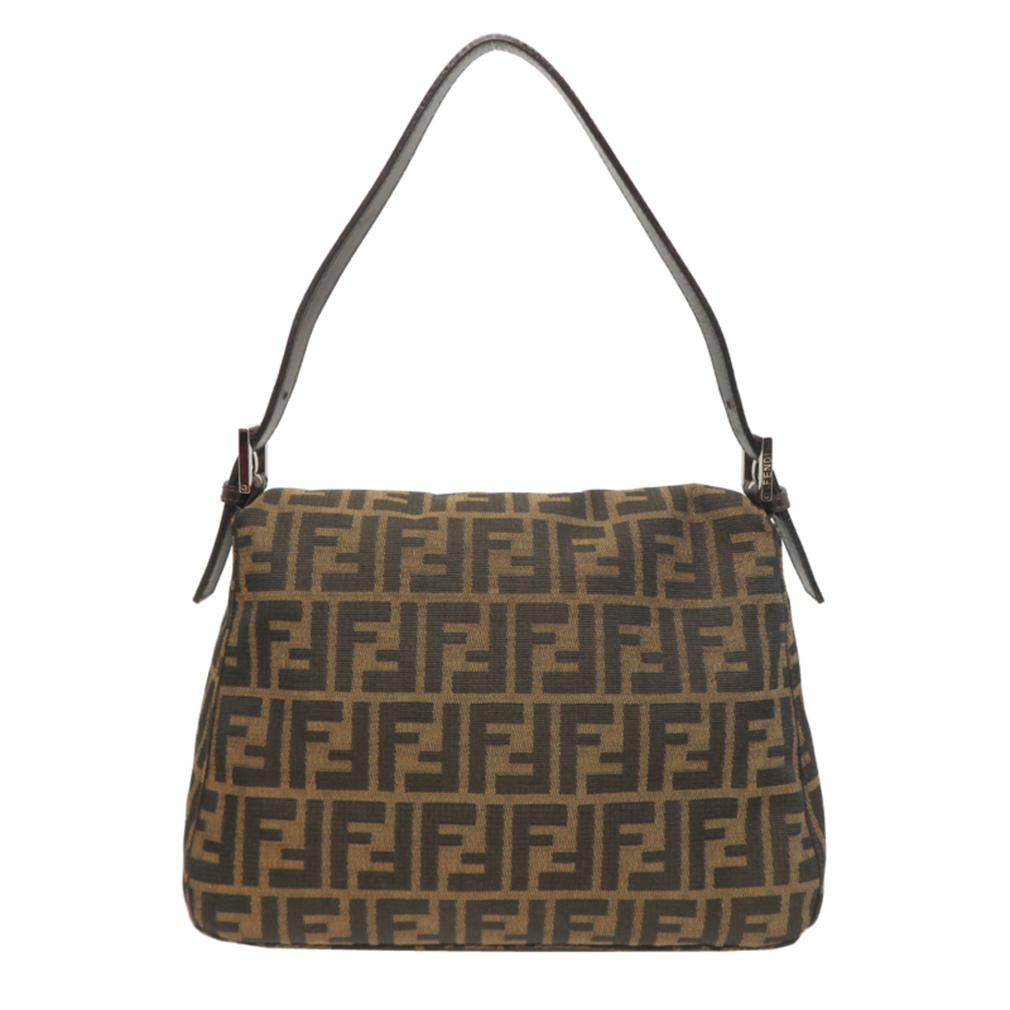 Fendi Brown Canvas Handbag (Pre-Owned)