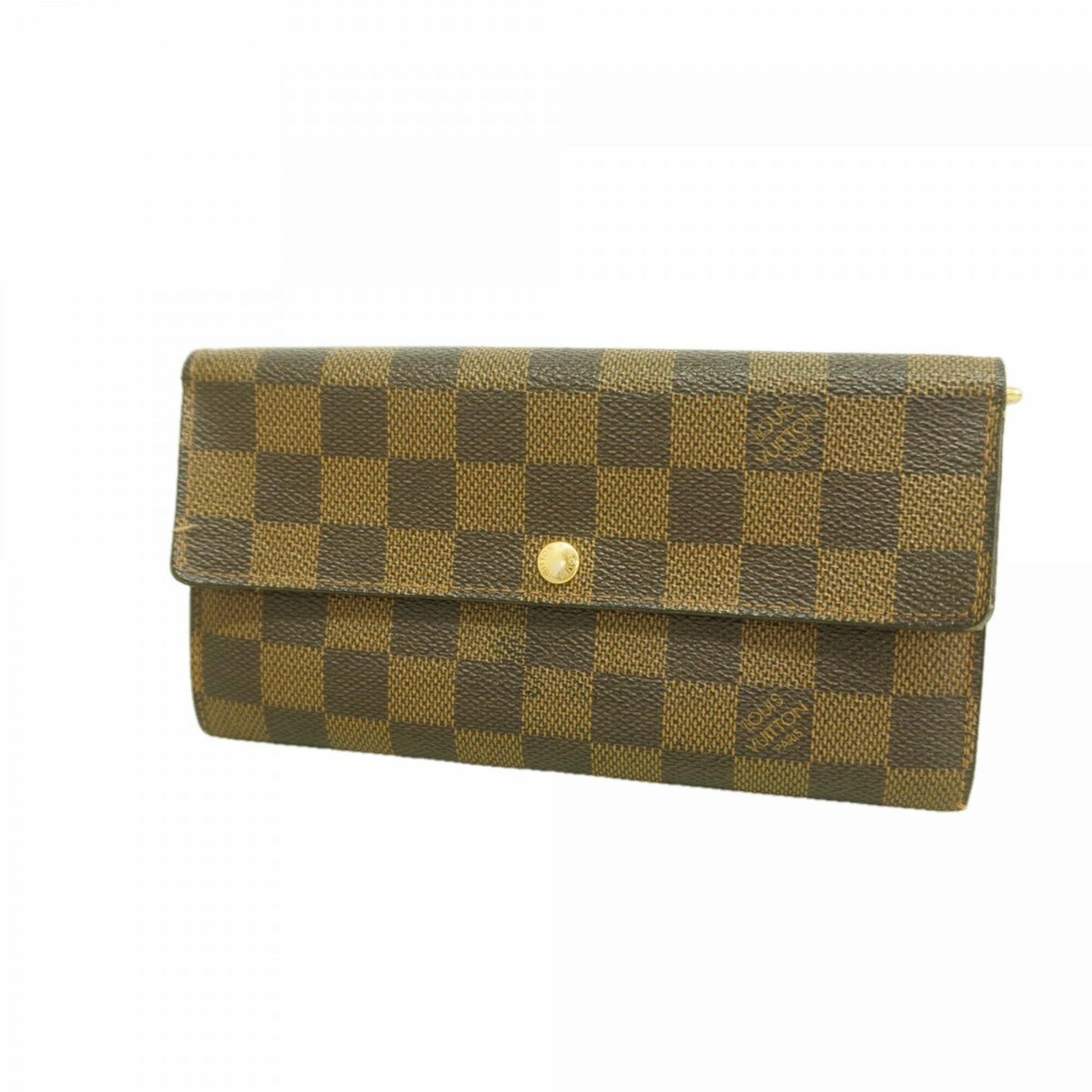 Louis Vuitton Ebene Long Wallet (Bi-Fold) (Pre-Owned)