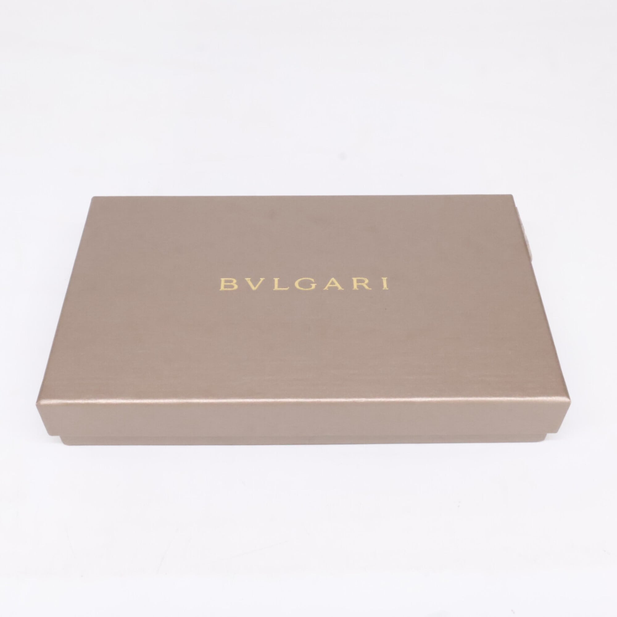 Bvlgari Black Leather Long Wallet (Bi-Fold) (Pre-Owned)