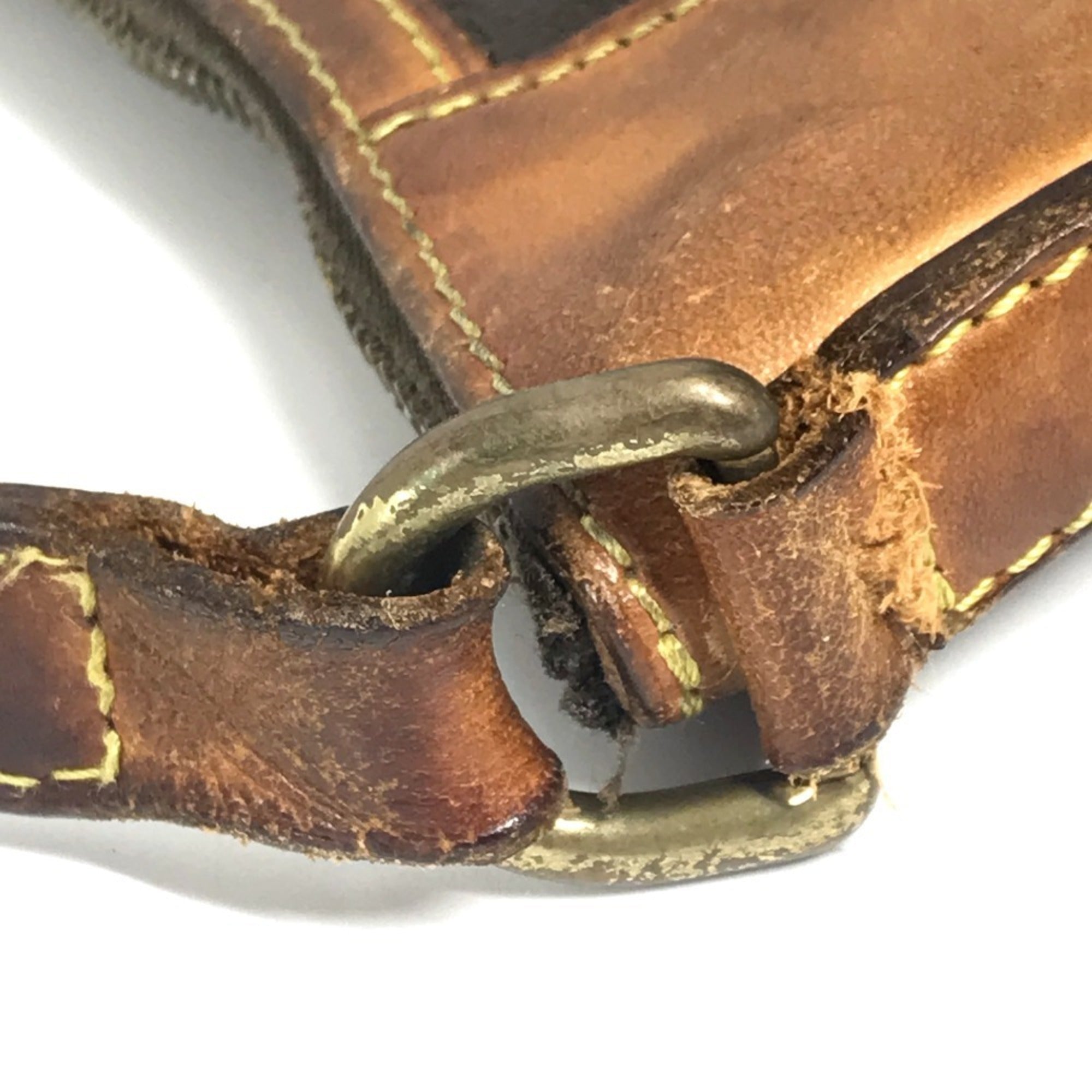 Louis Vuitton Brown Galle Monogram Monogram Pochette Shoulder Bag (Pre-Owned)