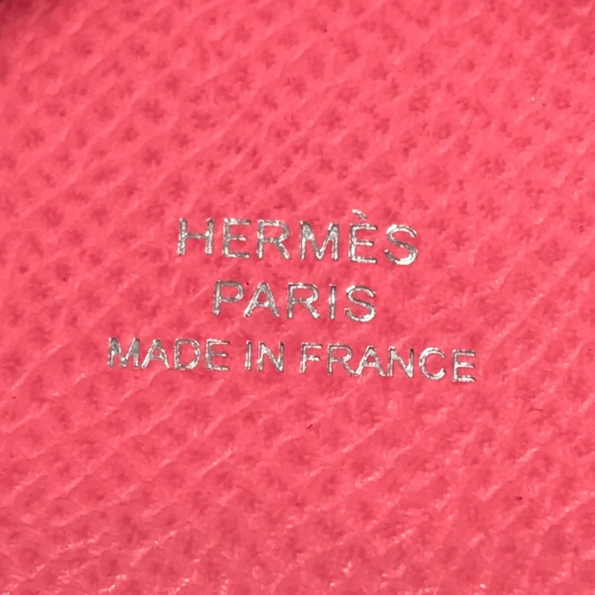 Hermes Pink Rose Azalee Epsom Leather Coin Purse/Coin Case (Pre-Owned)