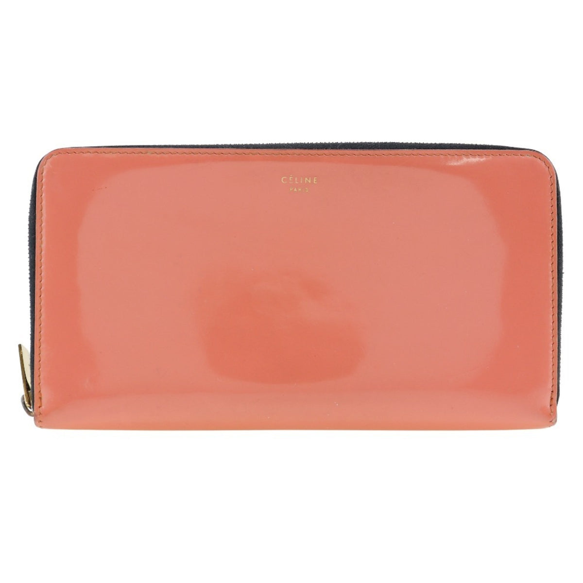 Celine Pink Leather Long Wallet (Bi-Fold) (Pre-Owned)