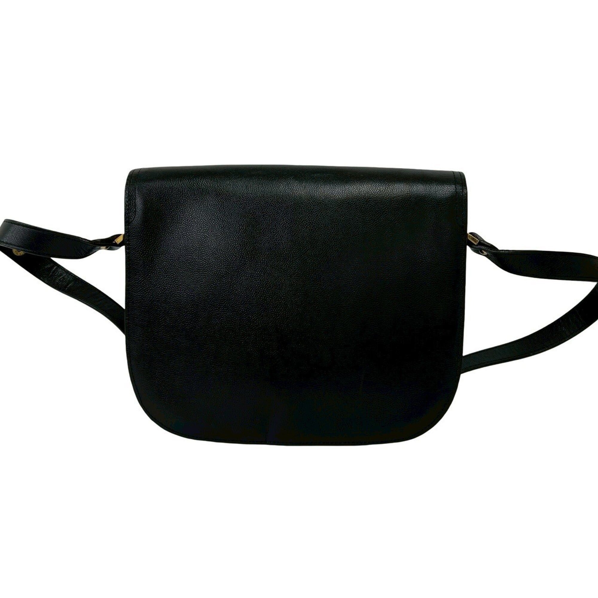 Yves Saint Laurent Black Leather Shoulder Bag (Pre-Owned)