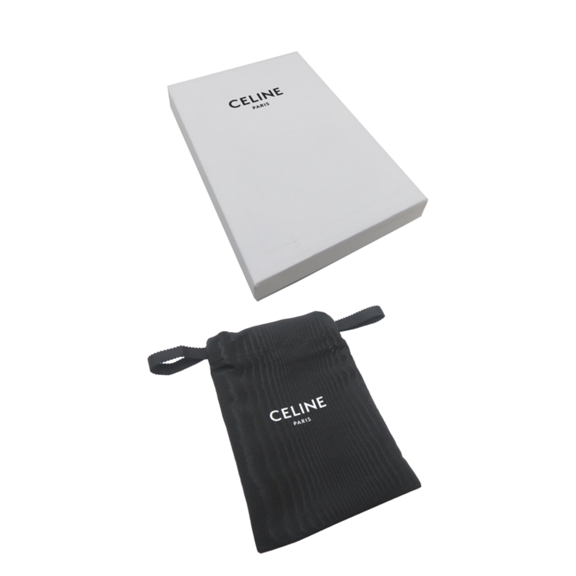 Celine Beige Leather Card Wallet (Pre-Owned)