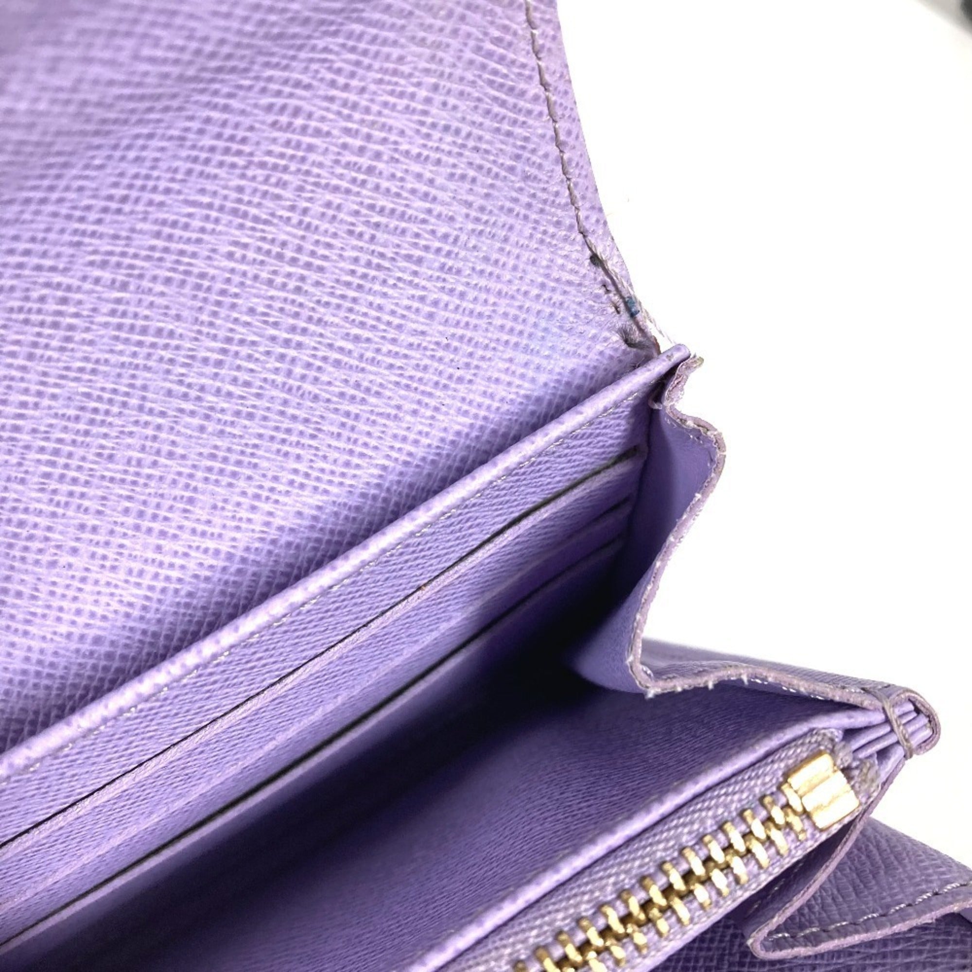 Louis Vuitton Black Multi-Color Purple Monogram Multicolore Canvas Long Wallet (Bi-Fold) (Pre-Owned)