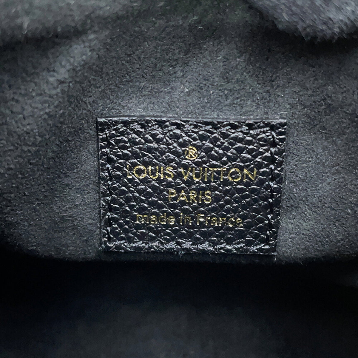 Louis Vuitton Black Monogram Noir Monogram Empreinte Handbag (Pre-Owned)