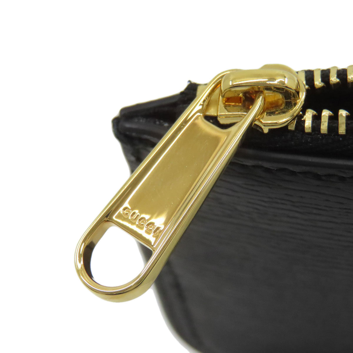 Gucci Black Leather Coin Purse/Coin Case (Pre-Owned)