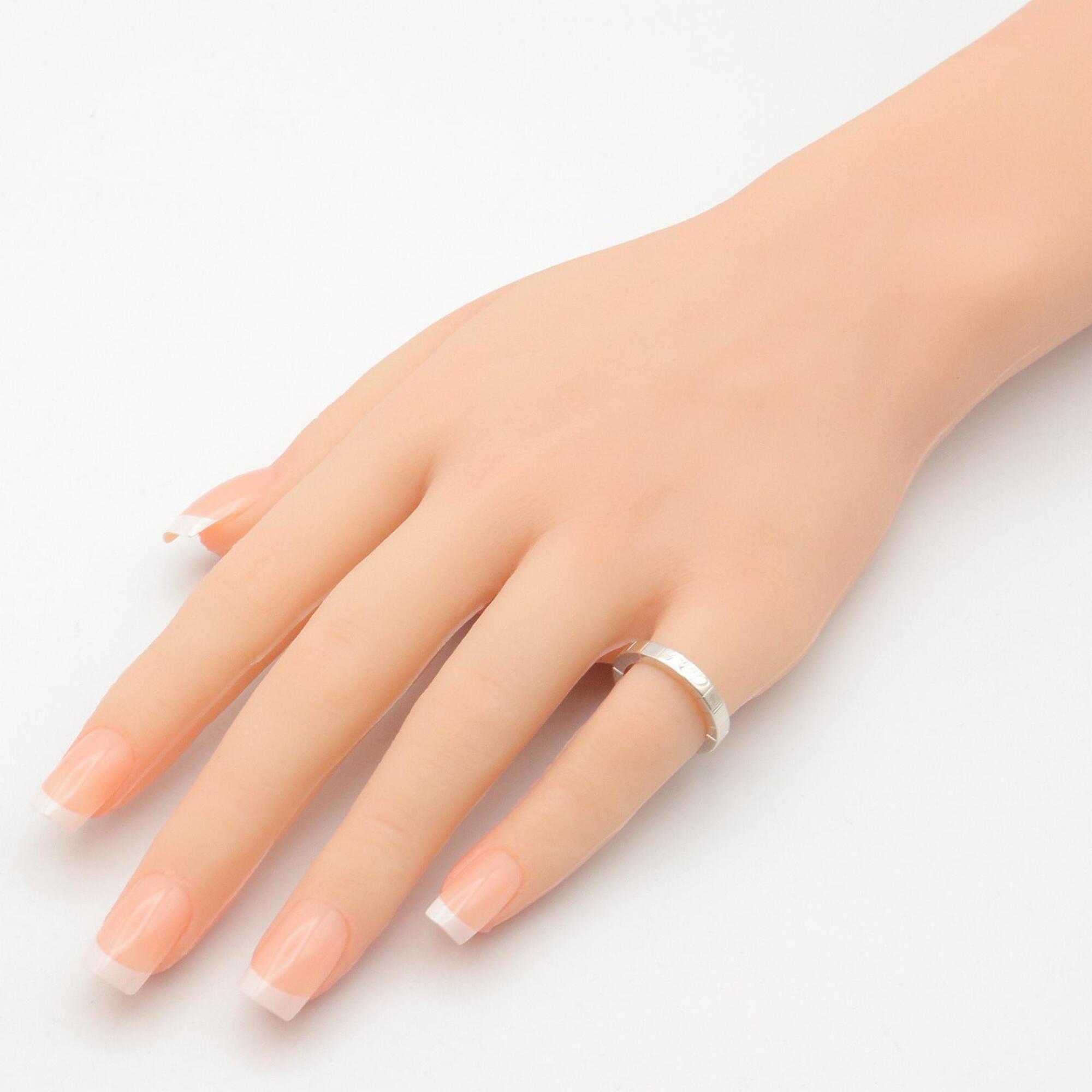 Cartier Lanieres Silver White Gold (18K) Band Ring (Pre-Owned)