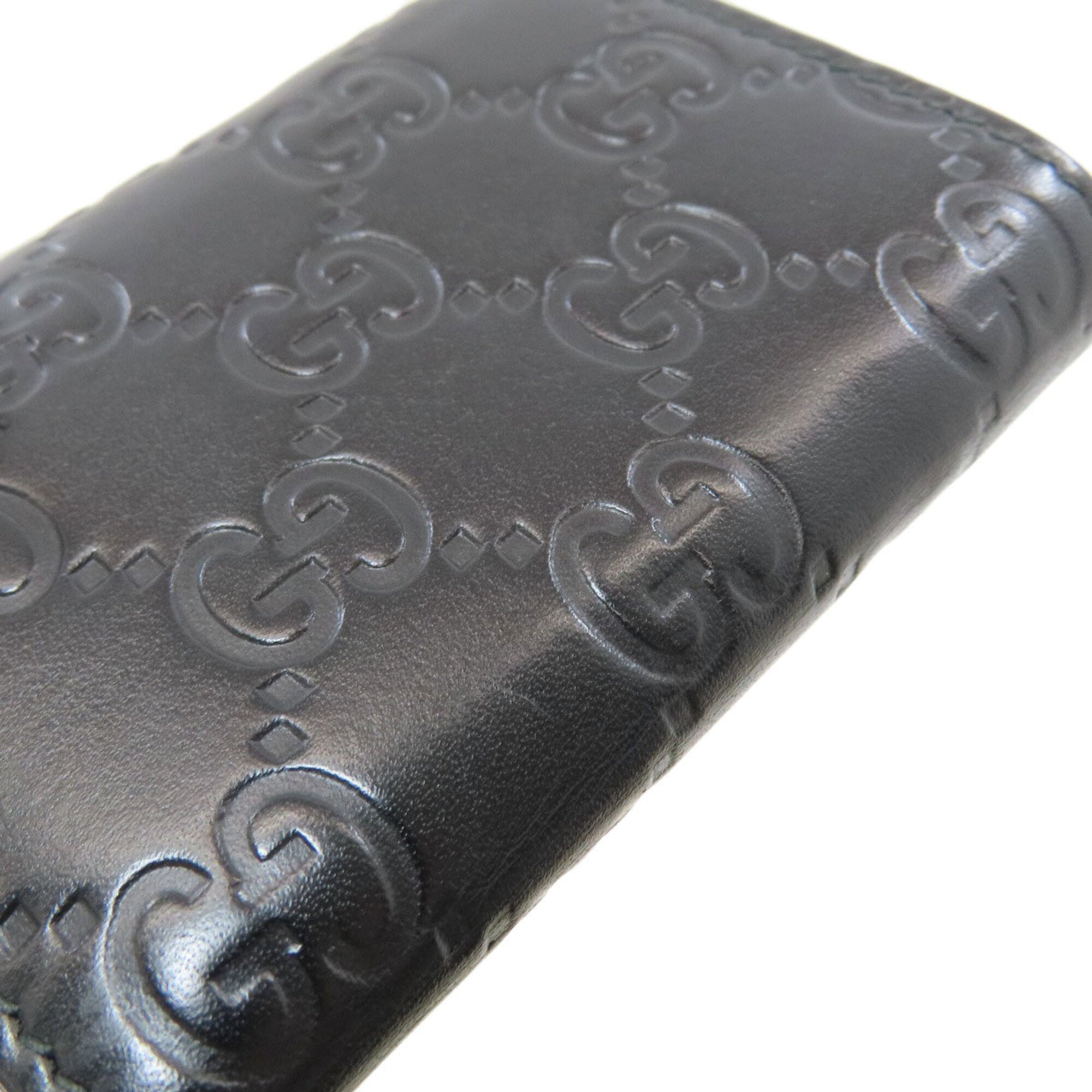 Gucci Black Leather Wallet (Tri-Fold) (Pre-Owned)