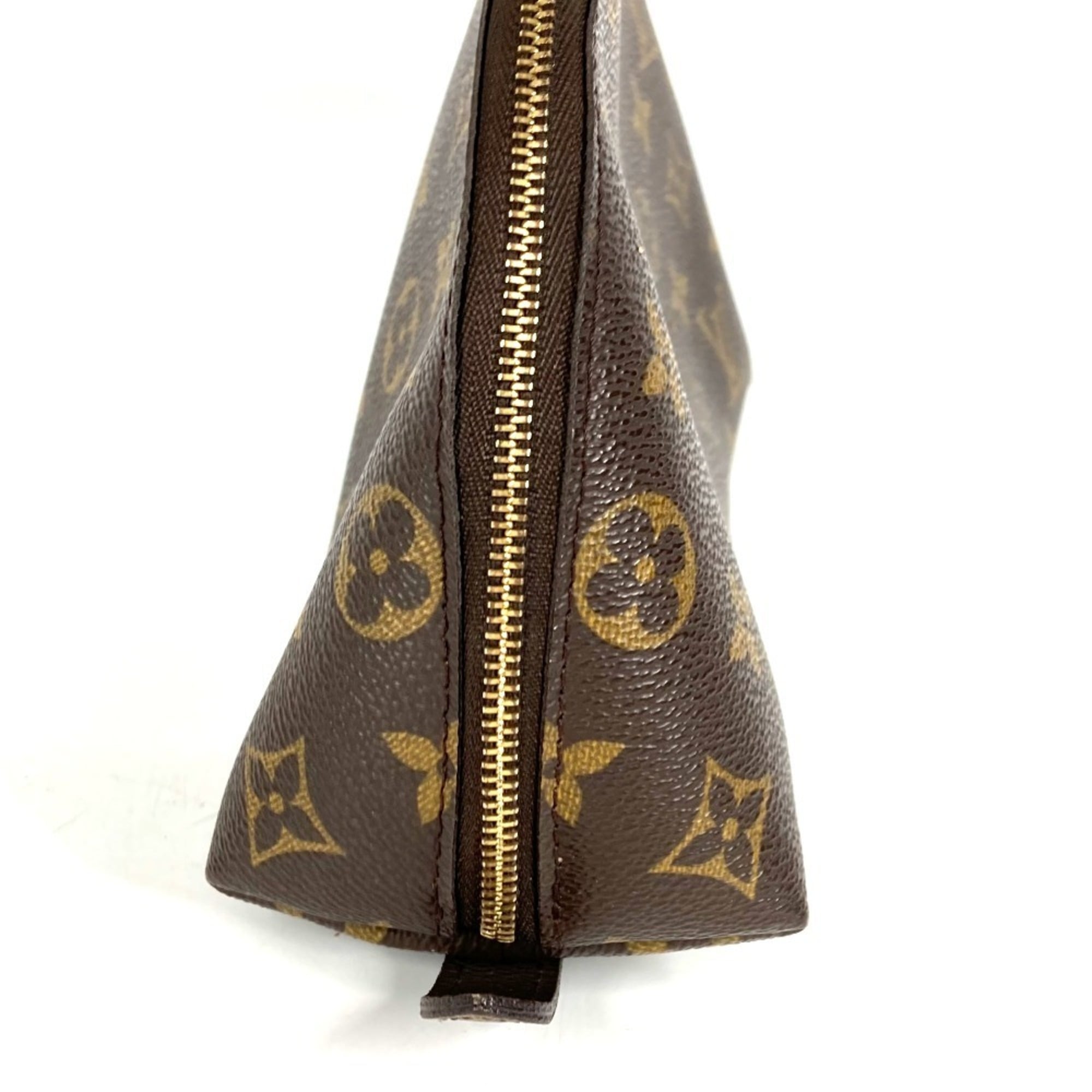 Louis Vuitton Brown Monogram Canvas Pouch Wash Bag (Pre-Owned)