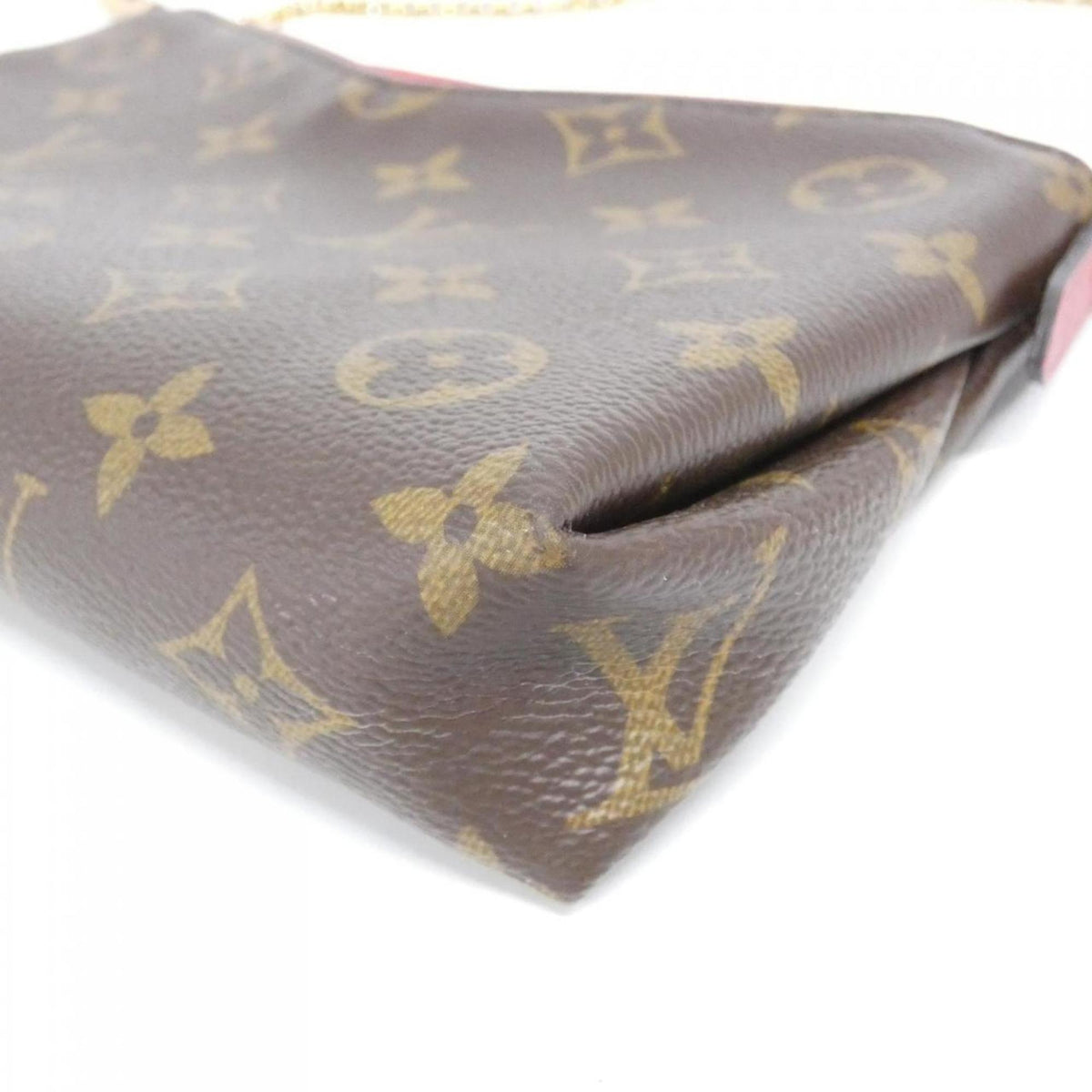 Louis Vuitton Monogram Cerise Marron Coated Canvas Shoulder Bag (Pre-Owned)