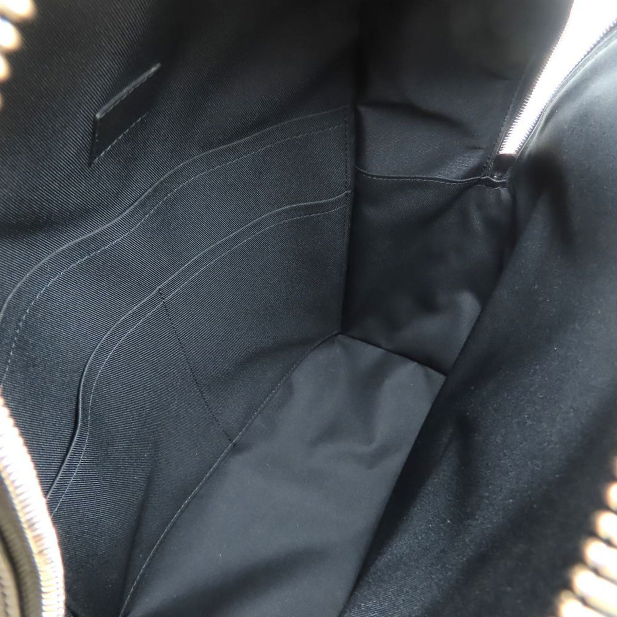 Louis Vuitton Black Brown Canvas Leather Backpack (Pre-Owned)