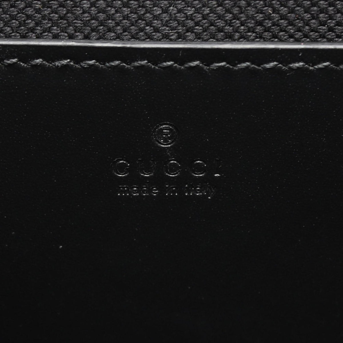 Gucci Black Leather Handbag Shoulder Bag (Pre-Owned)