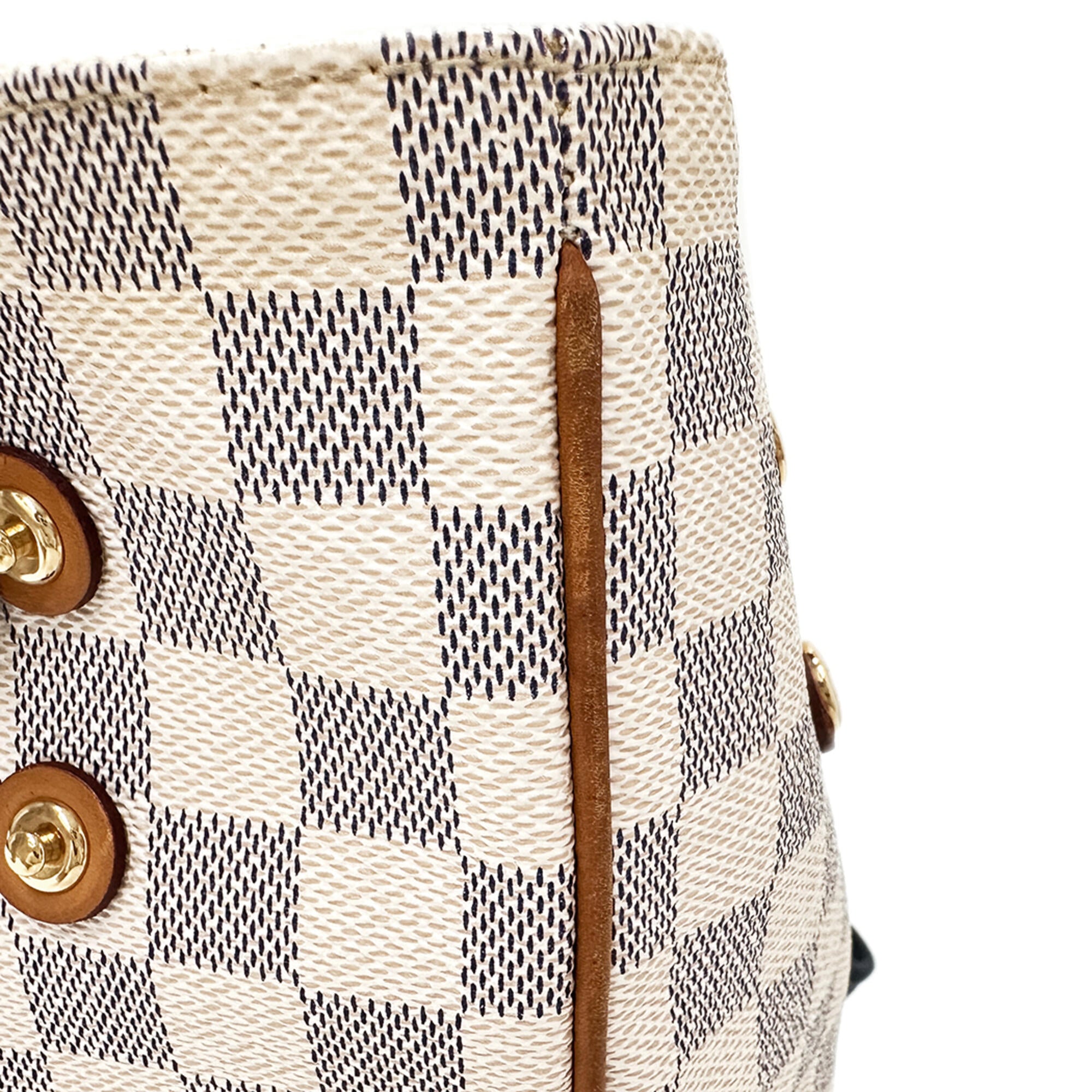 Louis Vuitton Damier Azur Damier Azur Handbag Tote Bag (Pre-Owned)